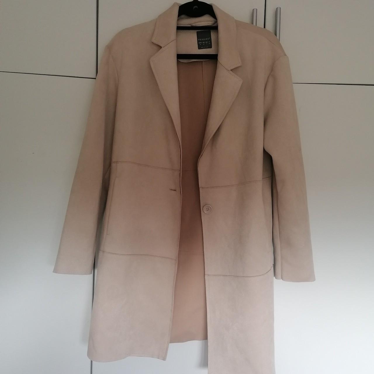 Primark tan coat hotsell