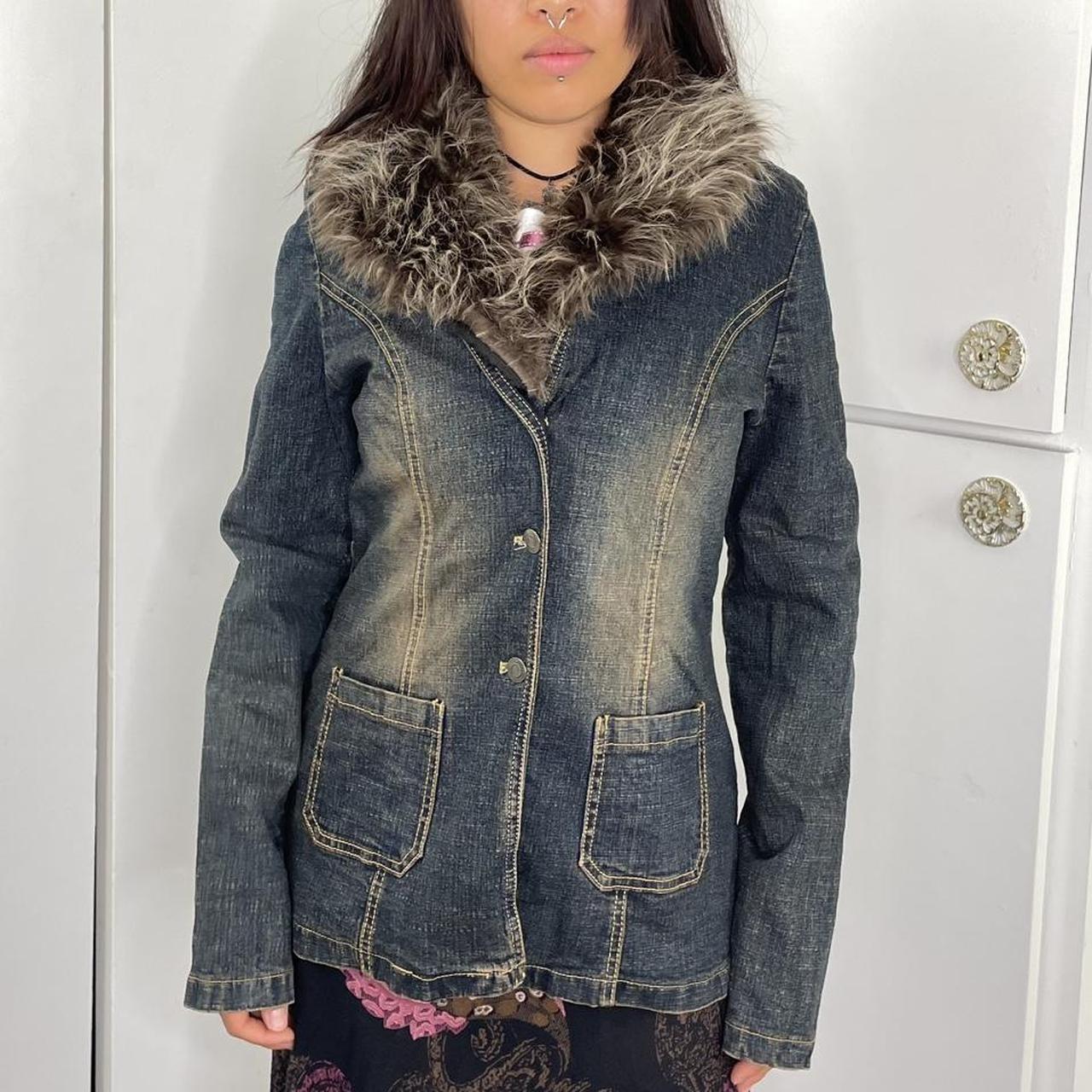 ジャケット・アウター UNKNOWN fur jacket Y2K Amazon.com: KFVIM Y2k Zip up Hoodie Fur Graphic Jacket Emo