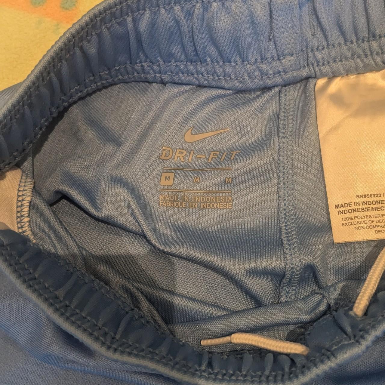 blue nike soccer shorts