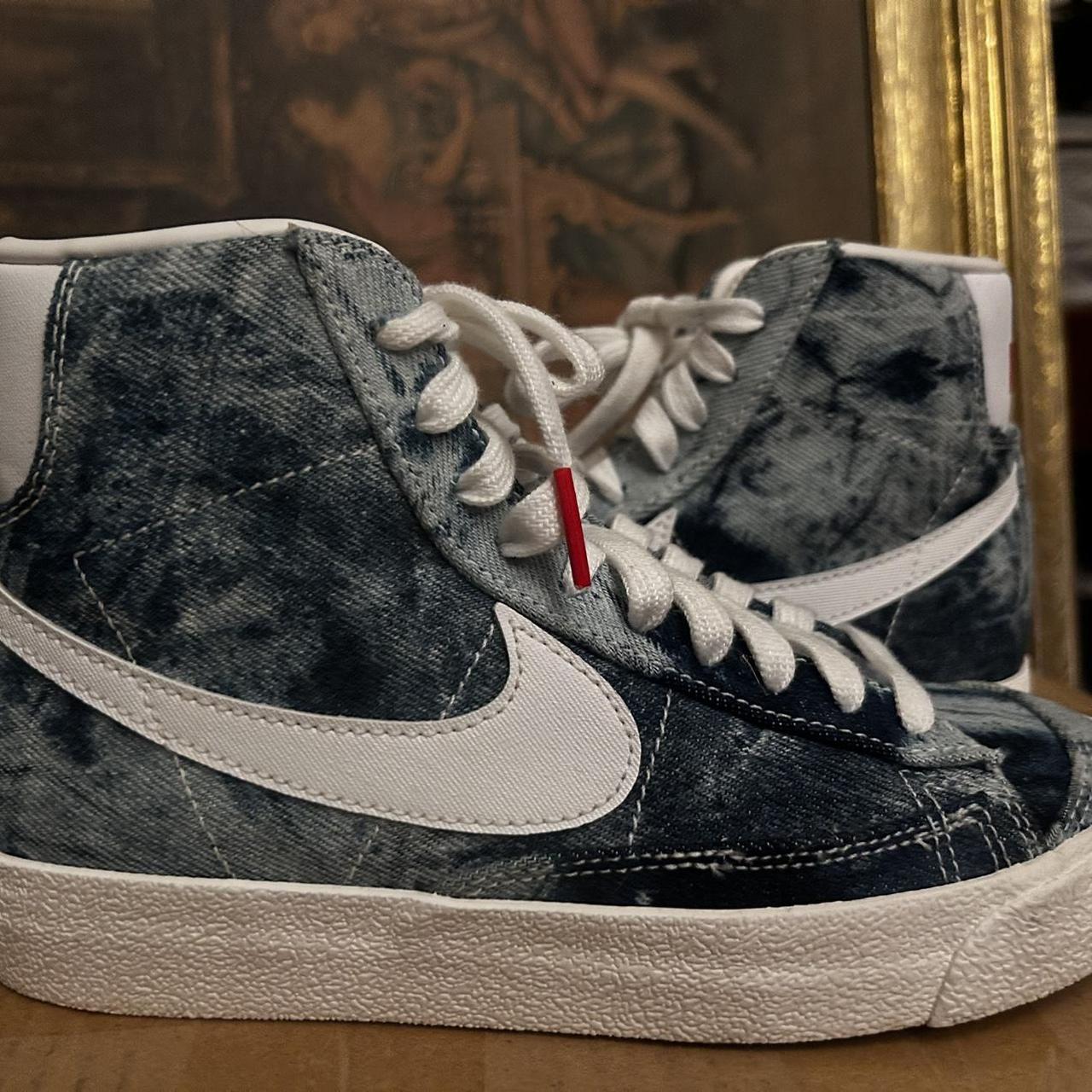 Denim nike blazers online