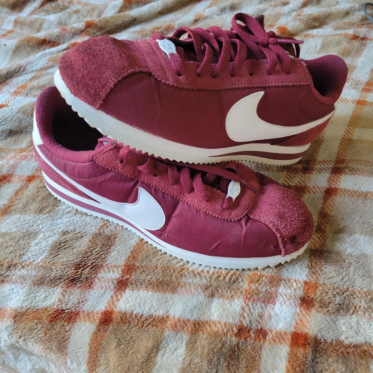 RARE NIKE CORTEZ RED SUEDE NYLON NIKE 819720 603. Depop