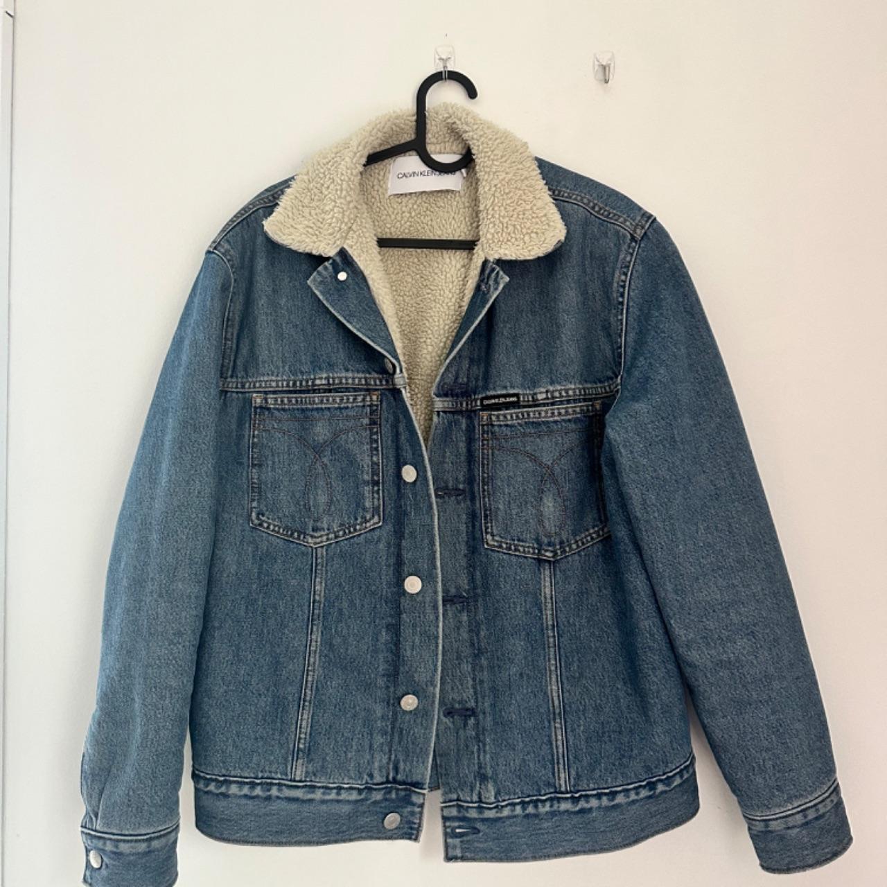 Calvin Klein Jeans Classic Trucker Sherpa in Depop