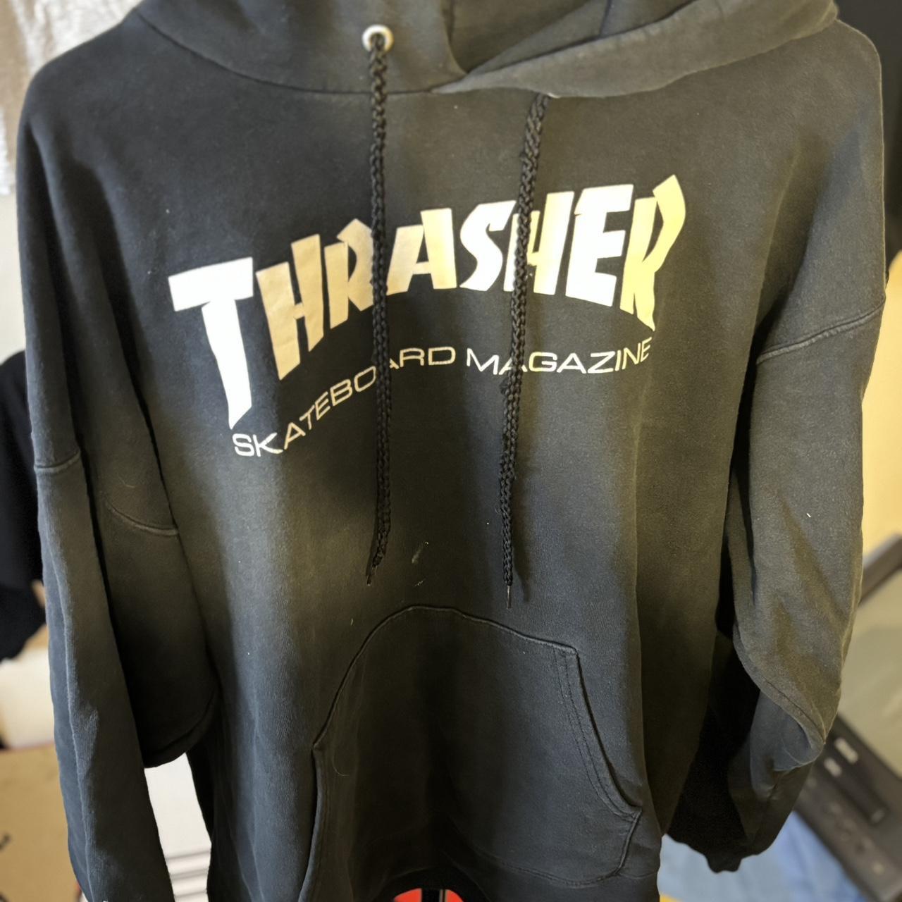 Thrasher Large Hoodie Depop