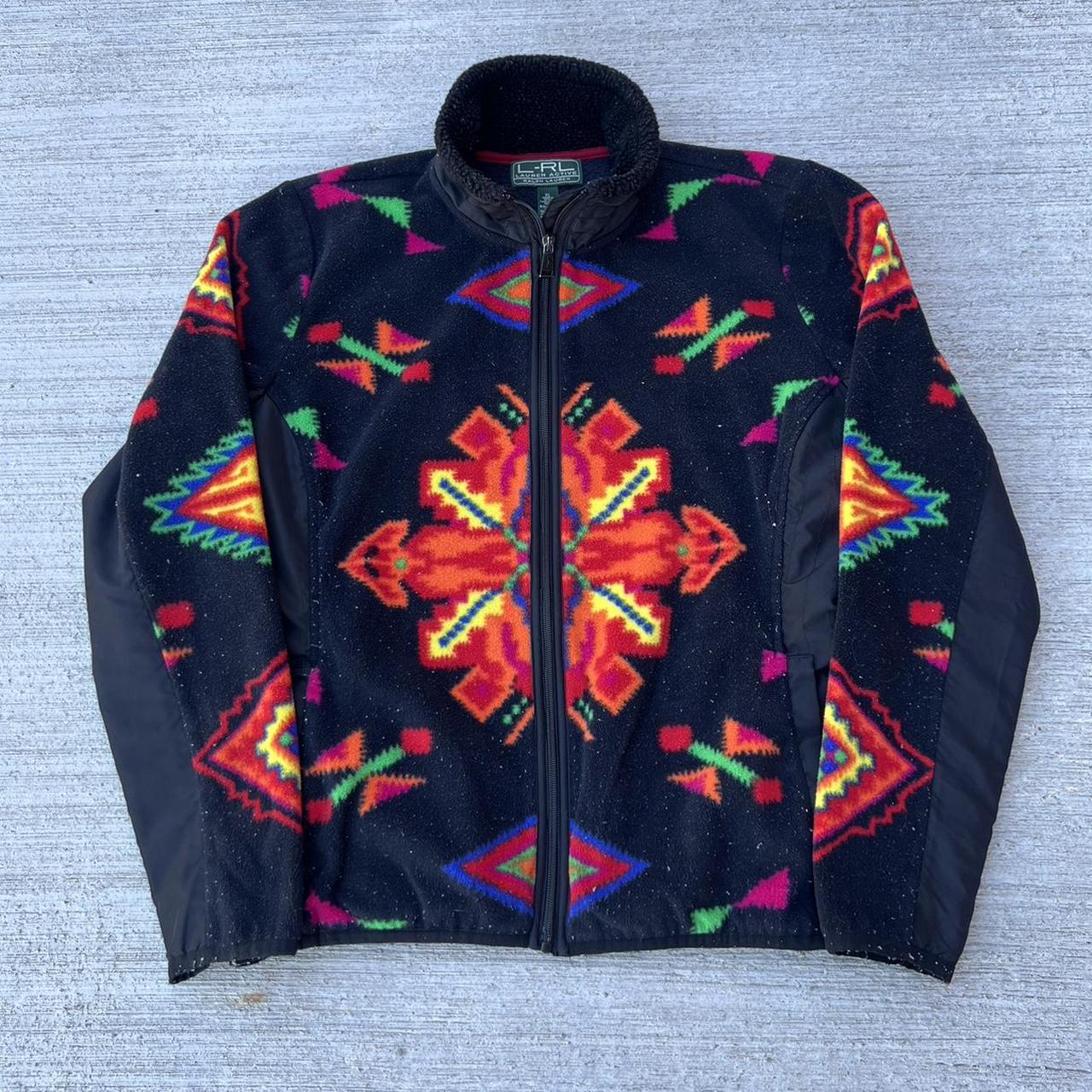 Vintage Women’s Polo Ralph Lauren Aztec... Depop