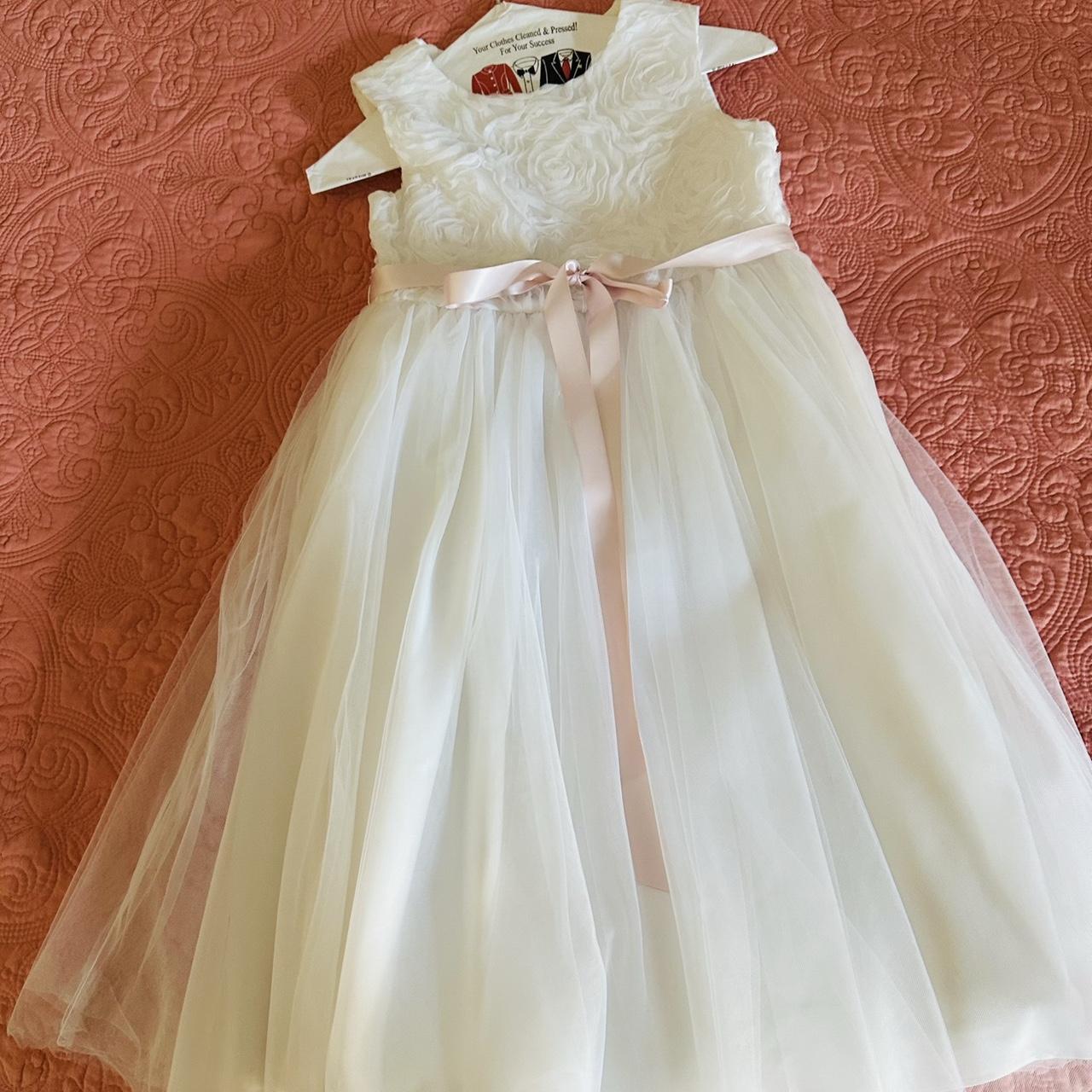 First communion white dress size 10 (kids) - Depop