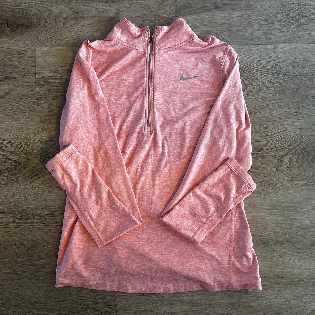 Women’s Nike quarter zip up long sleeve size M - Depop