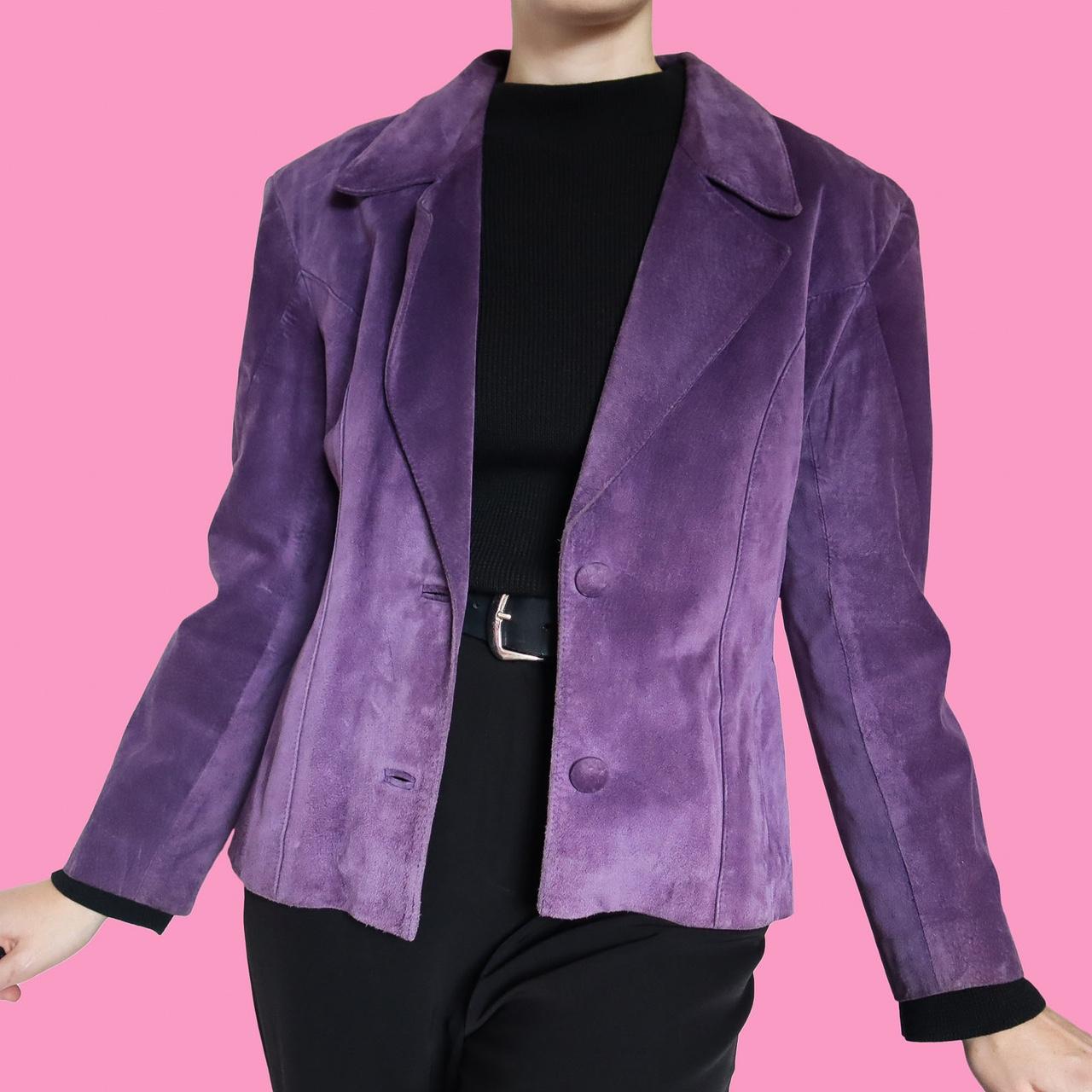 Suede clearance purple jacket