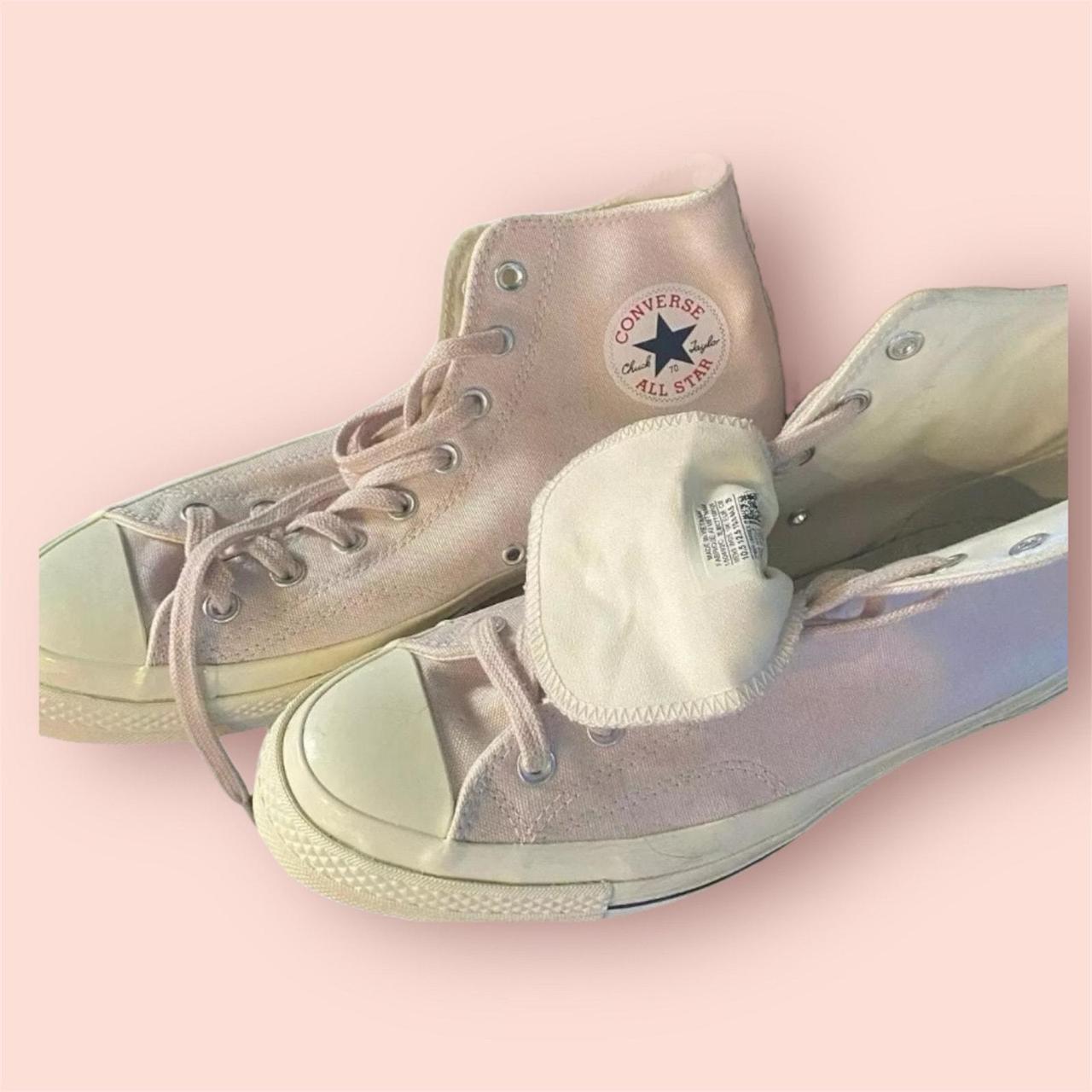 UNISEX DUSKY PINK CONVERSE ALL STAR HI TOPS SIZE. Depop