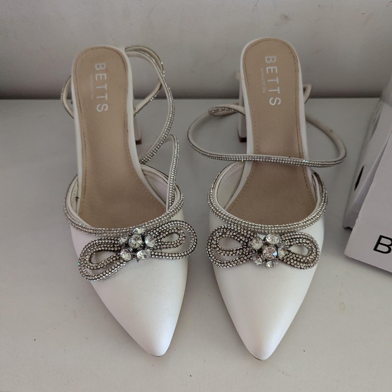 Betts Marisa wedding heels Worn for a short Depop
