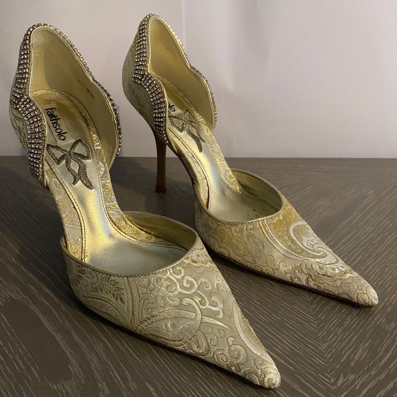 Faith fashion gold heels