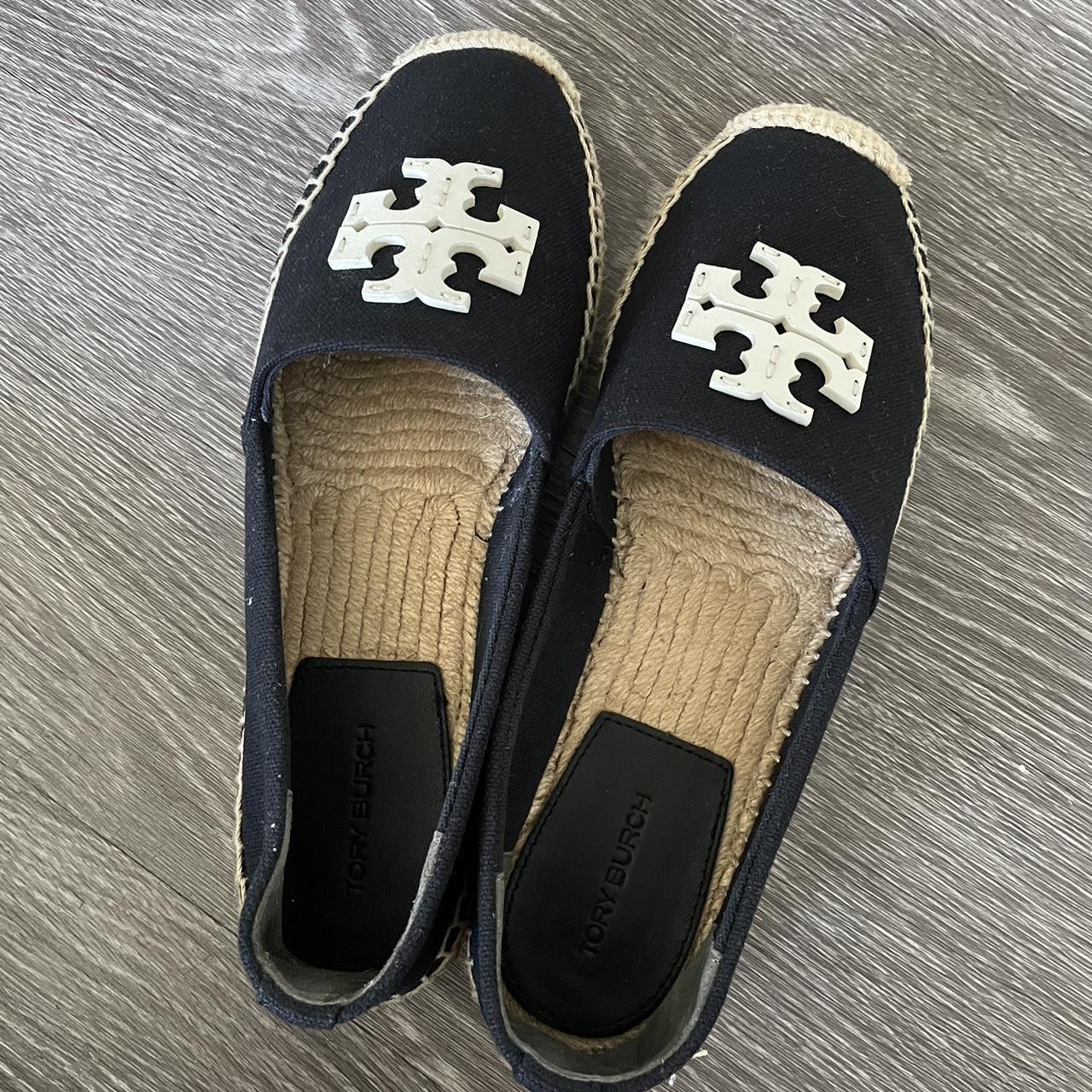 Tory Burch Black Everly Espadrille Size