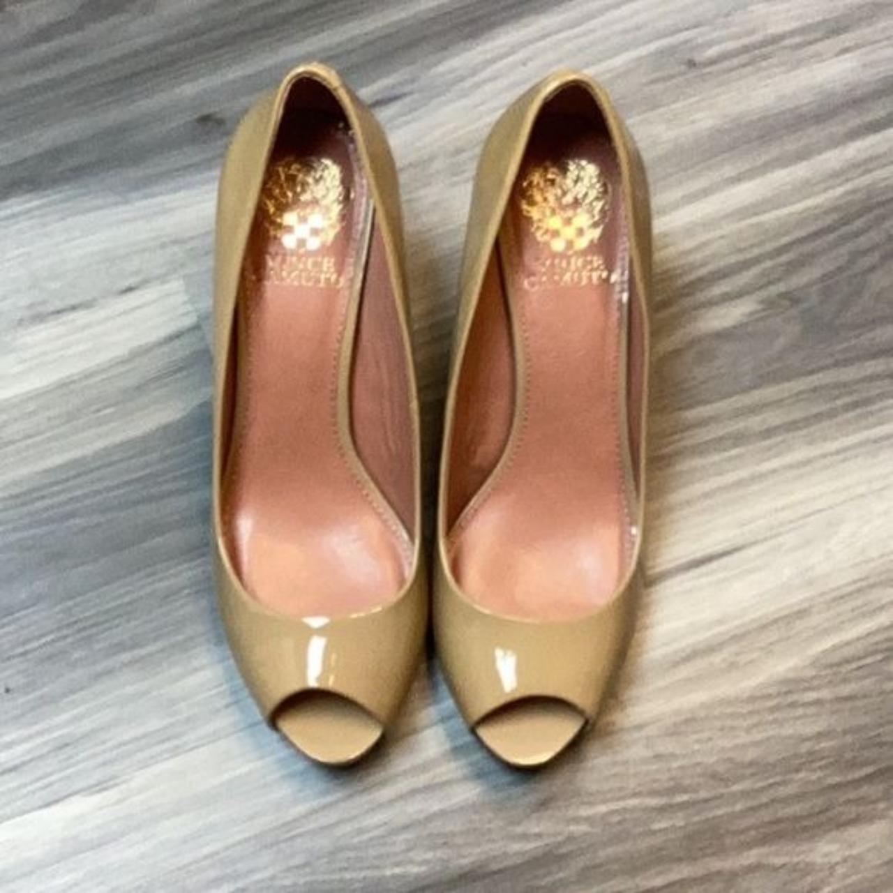 vince camuto tan heels