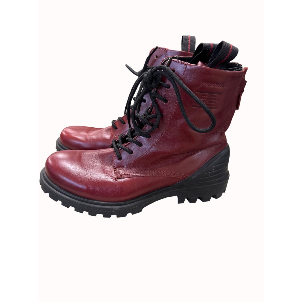 Ecco boots red best sale