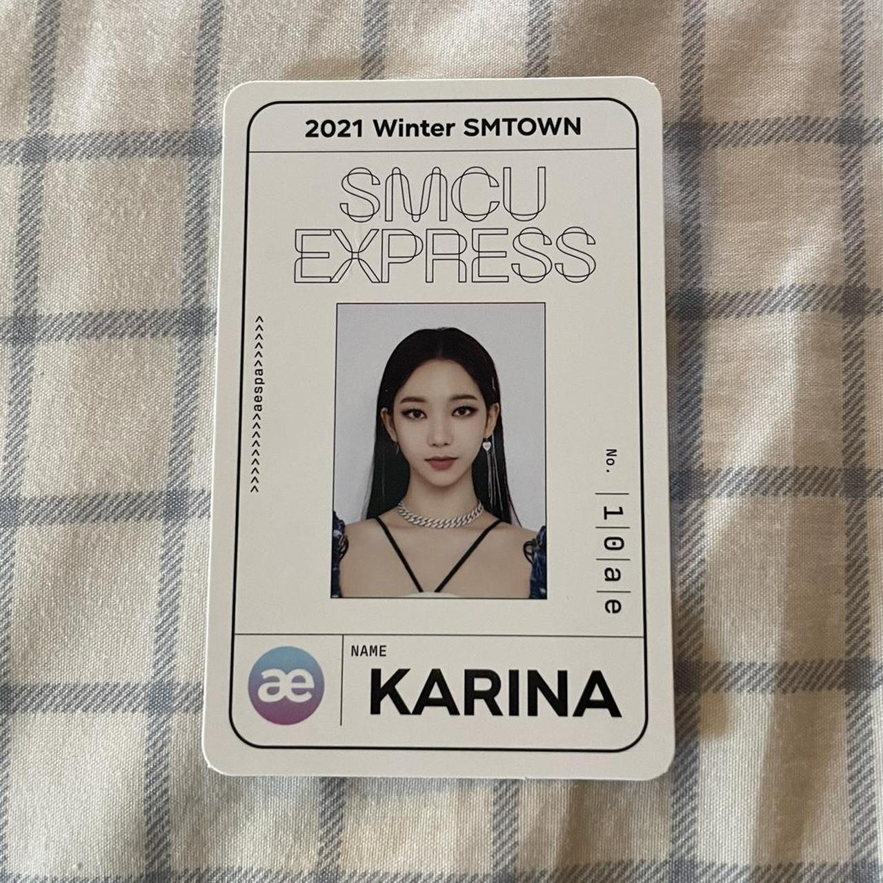 aespa karina smcu express id photocard brand new! | Depop