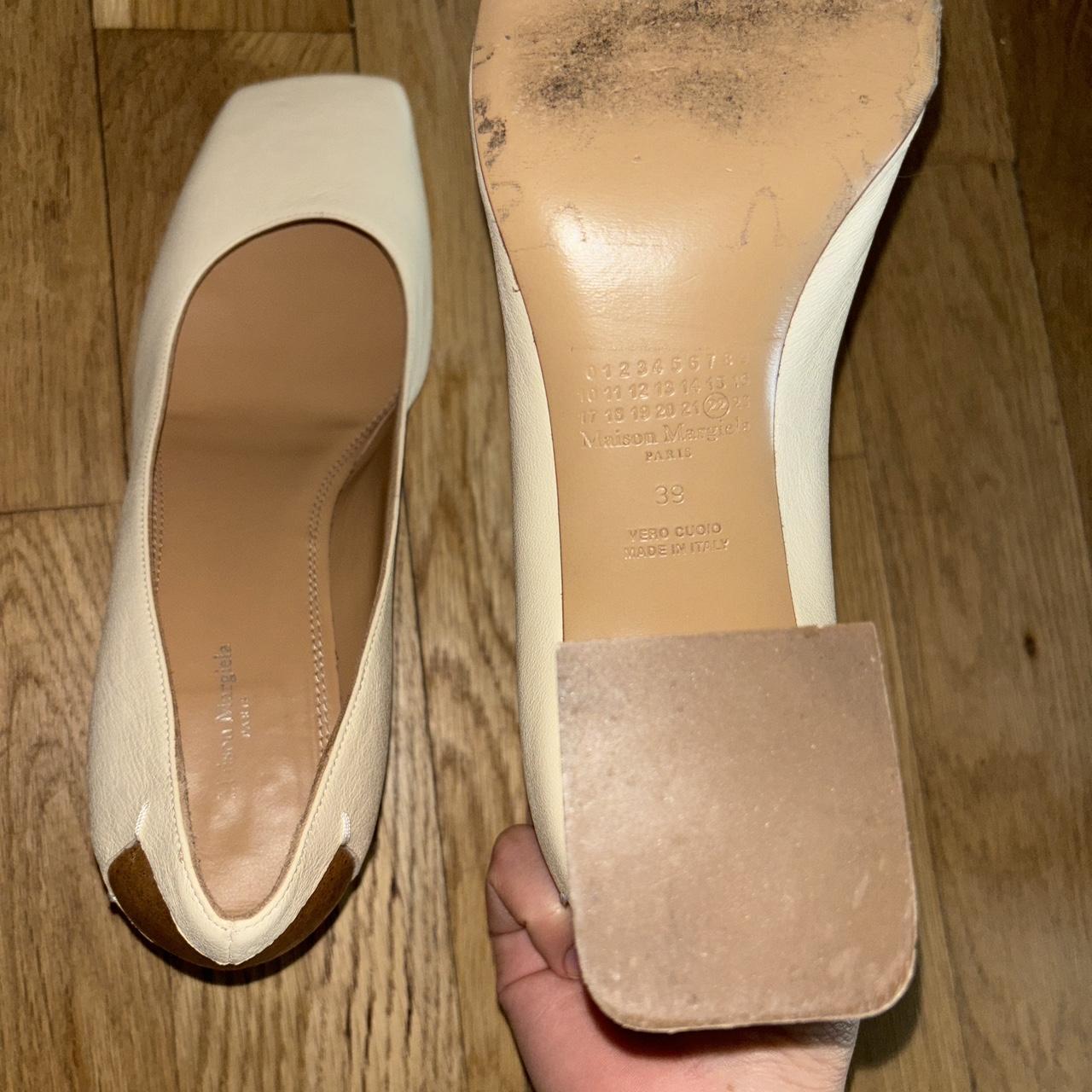 パンプス MAISON MARGIELA 4 STITCH PUMPS Four Stitch leather court pumps in black - Maison Margiela