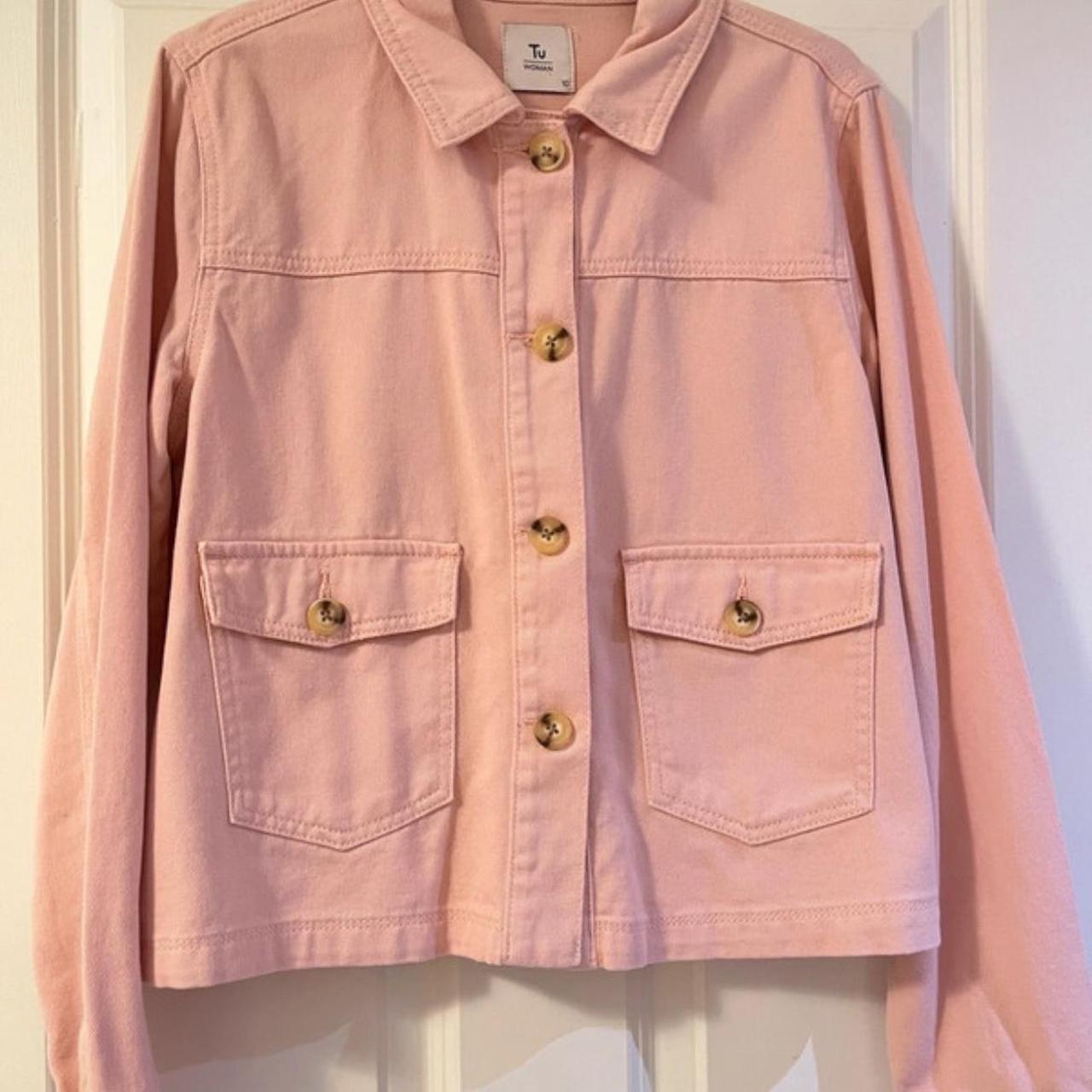 TU Pink denim jacket, never worn, in perfect condition - Depop