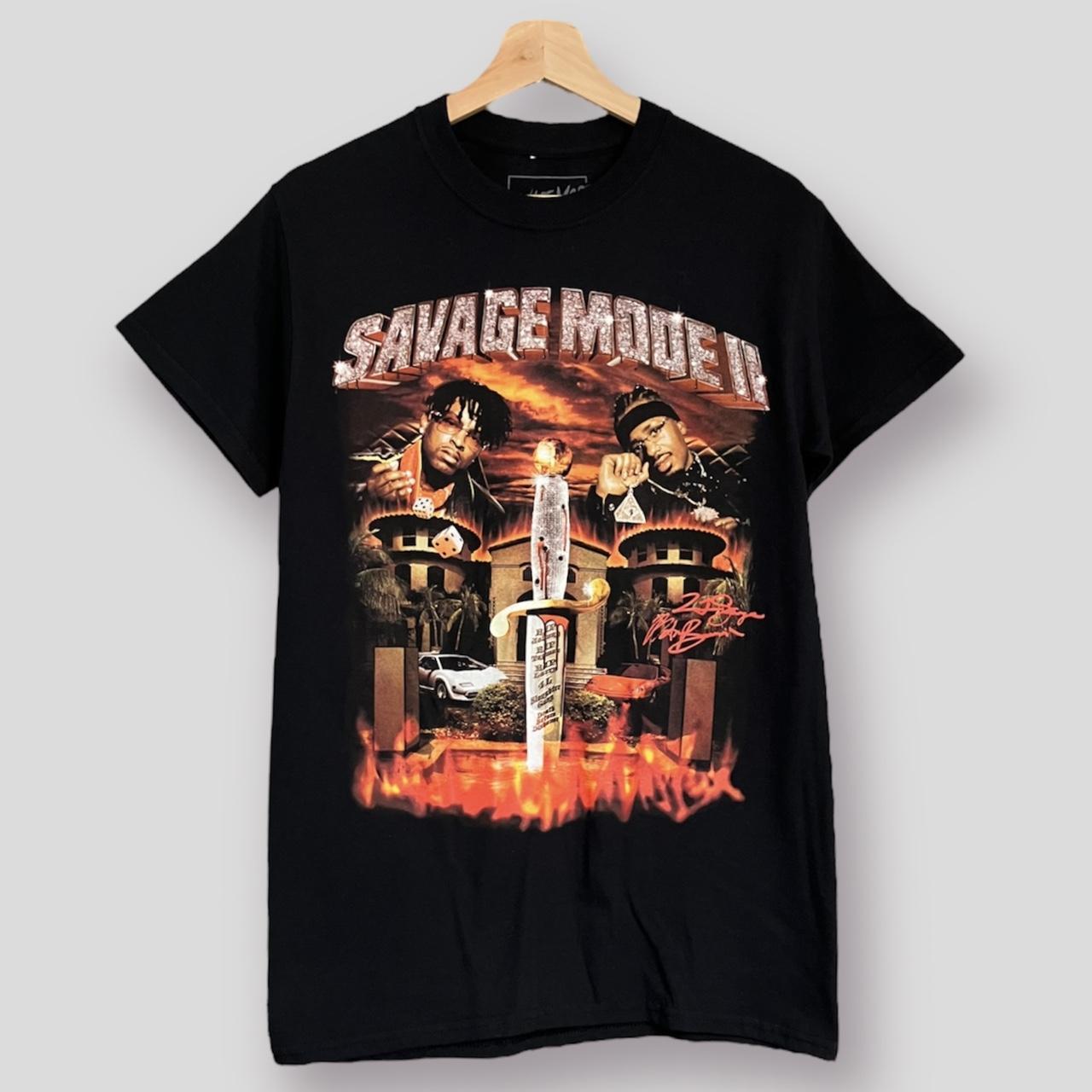 21savage metro boomin tシャツ 21 Savage Metro Boomin Graphic Tee | Savage Mode II Merch