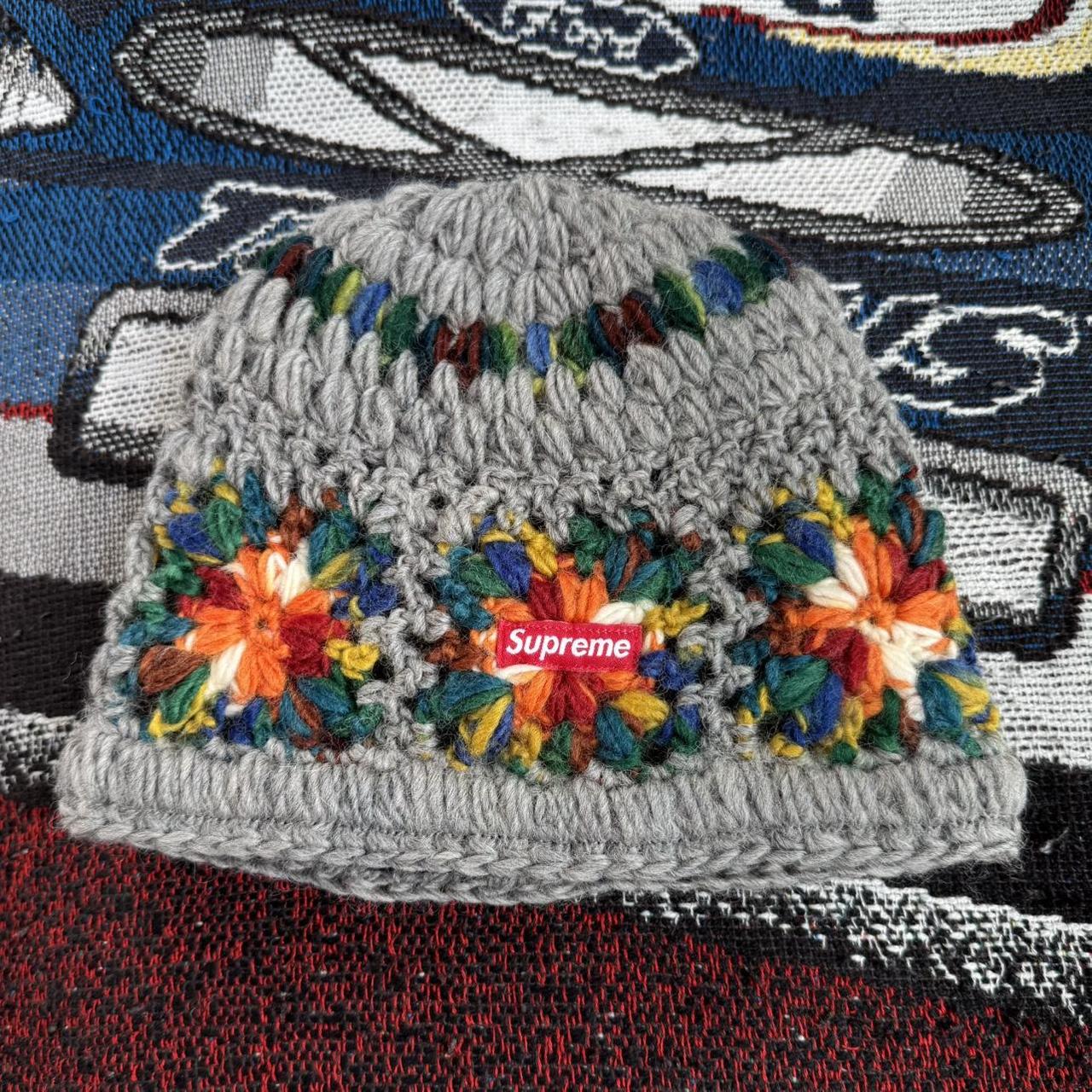Buy Supreme Crochet Beanie 'Heather Grey' - SS25BN12 HEATHER