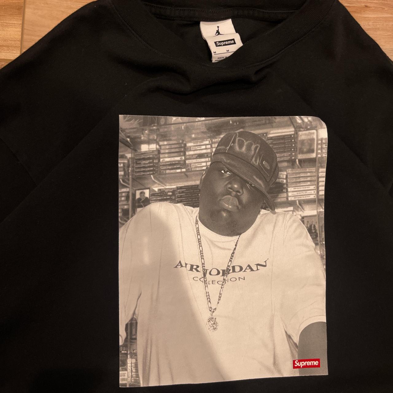 Supreme Men's T-shirt - Black - M – JORDAN x SUPR… - image 2