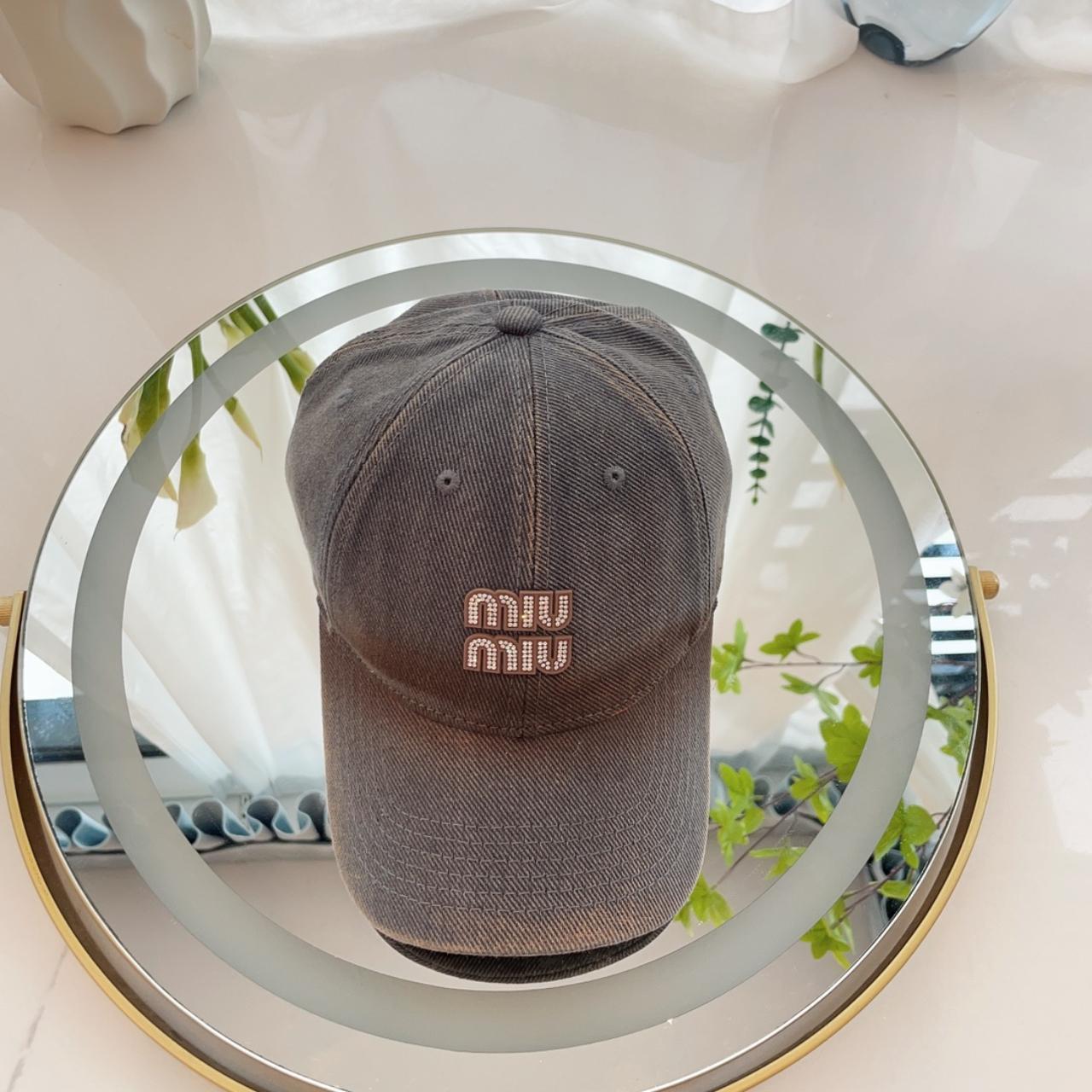 Miu Miu new tie-dye baseball cap Personality wash | Depop