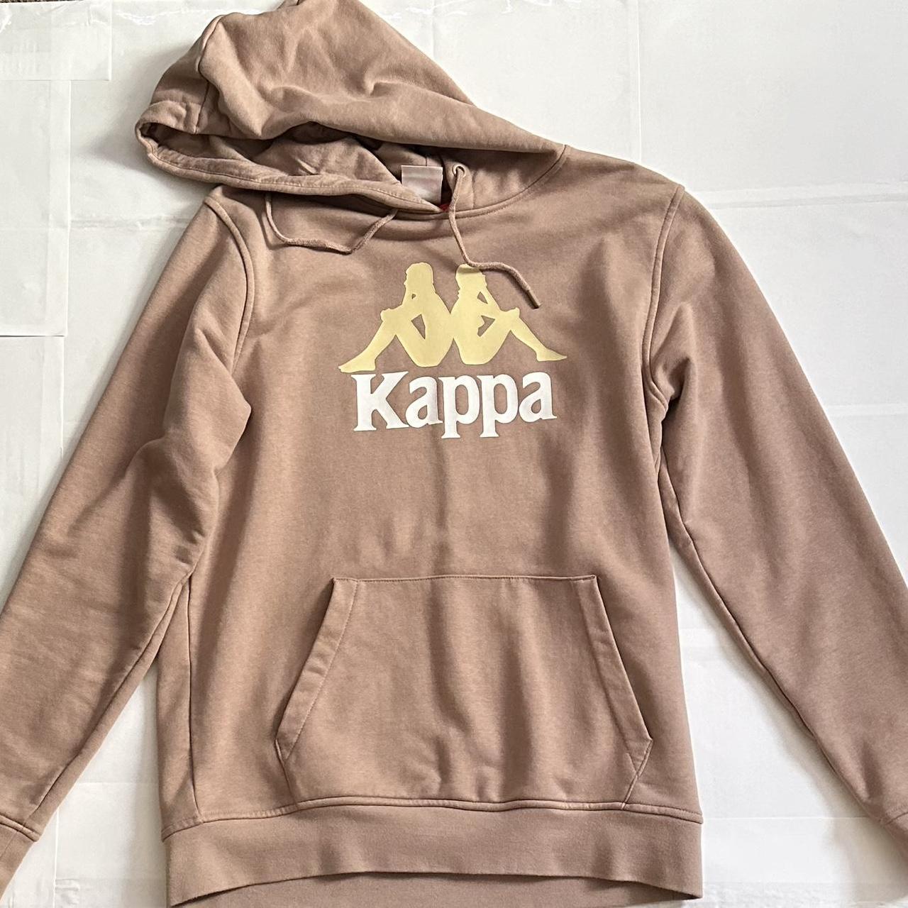 Used likenew tan Kappa hoodie Kappa Hoodie Depop