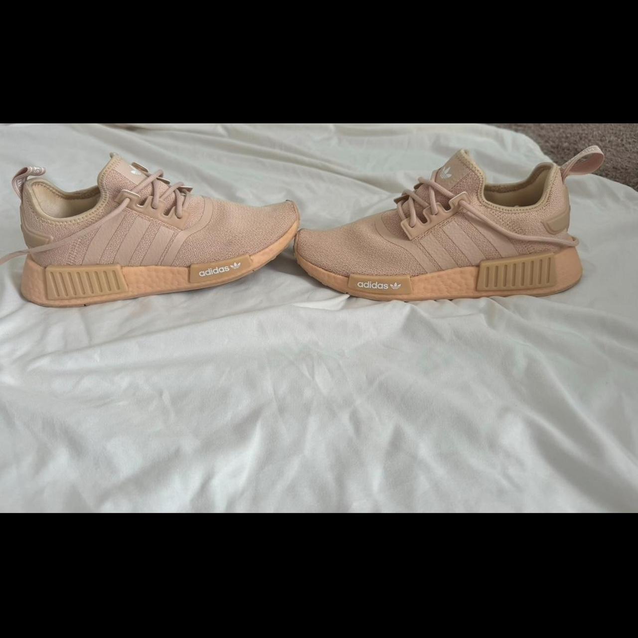 Adidas NMD in peach nude. Size 6.5. Worn just a few. Depop