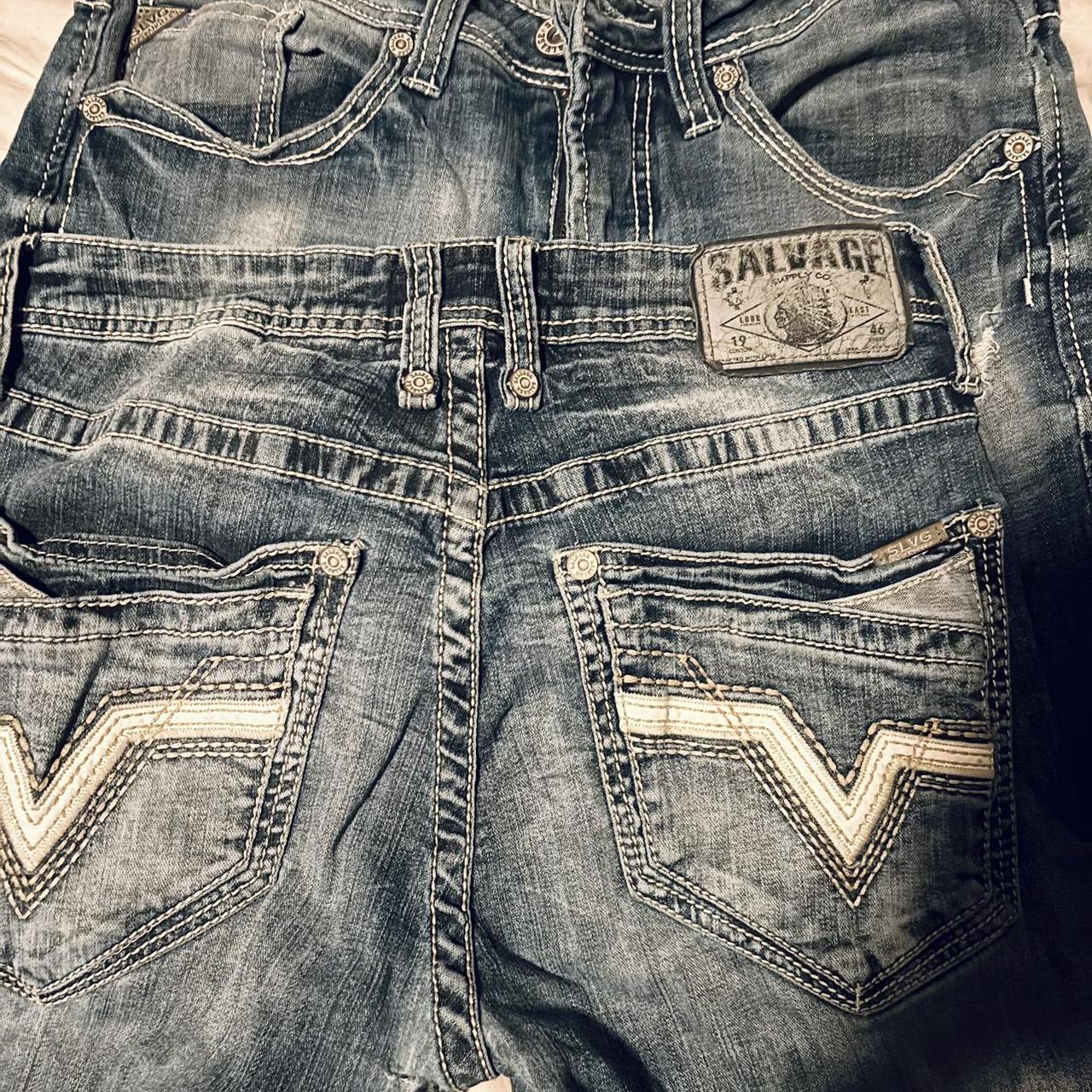 Mens Salvage jeans, men’s size Worn and