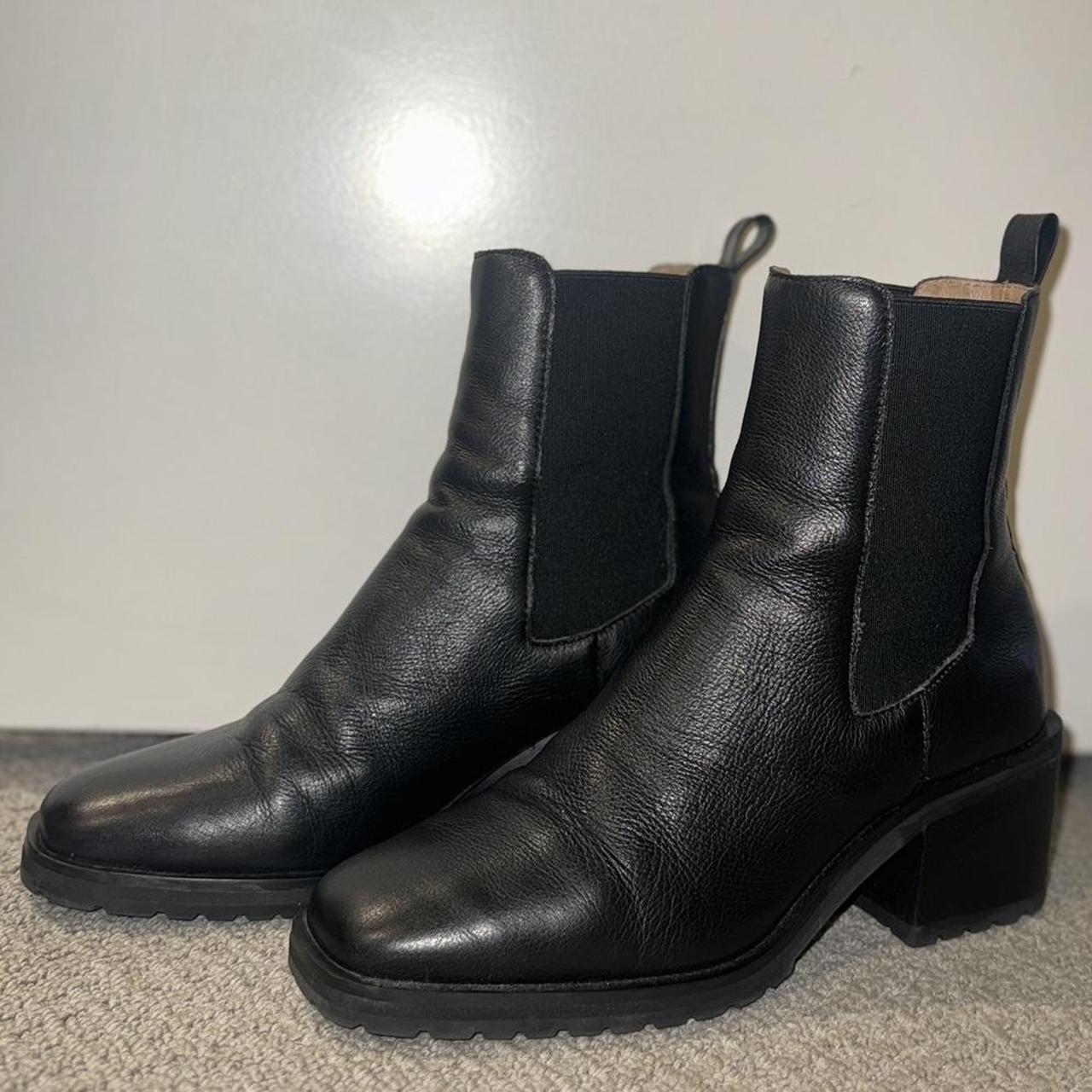 Jo Mercer Harley Mid Ankle Leather boots. Size 38.... Depop