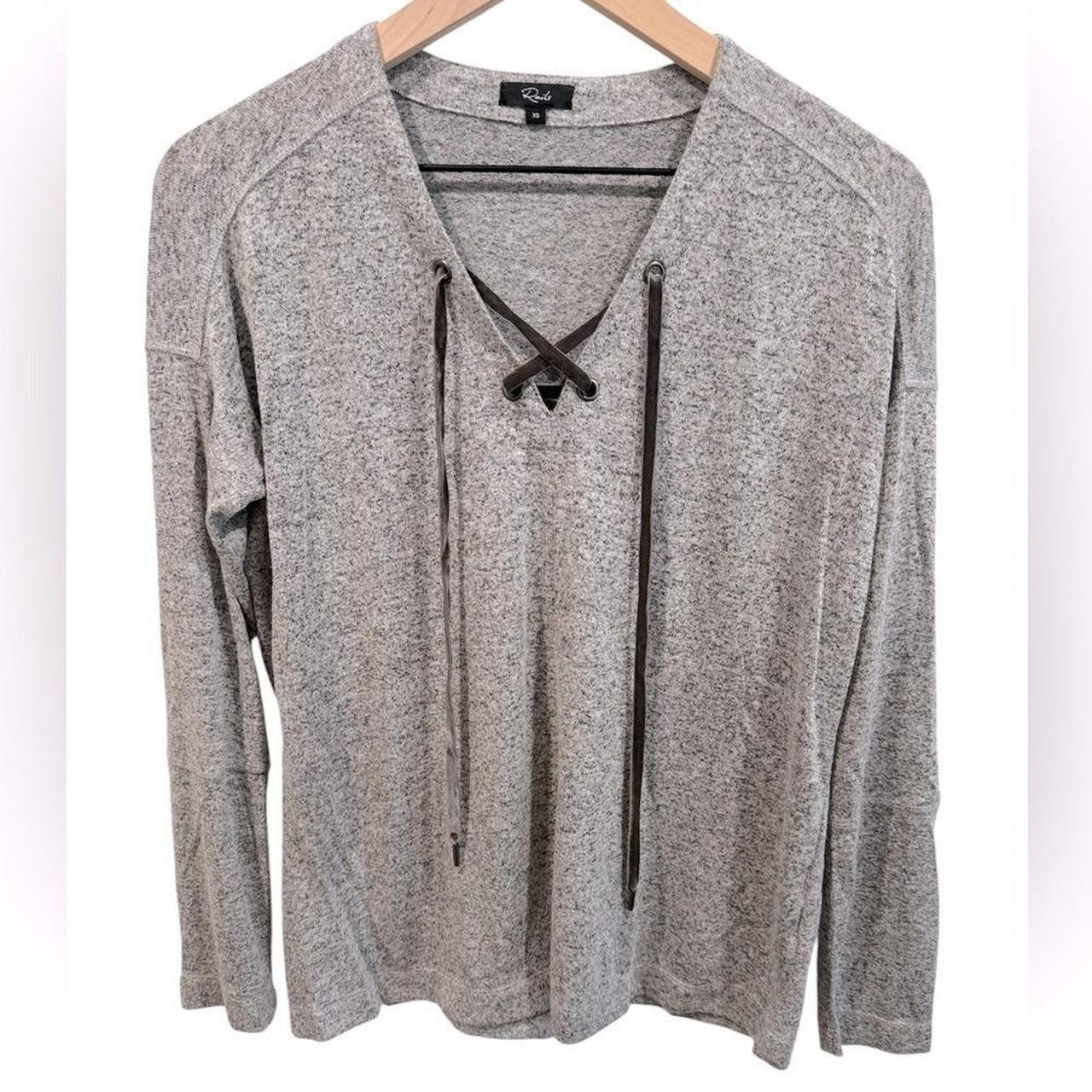 Rails Women's Sweater - Grey - 0 – Rails Soft Gra… - image 1