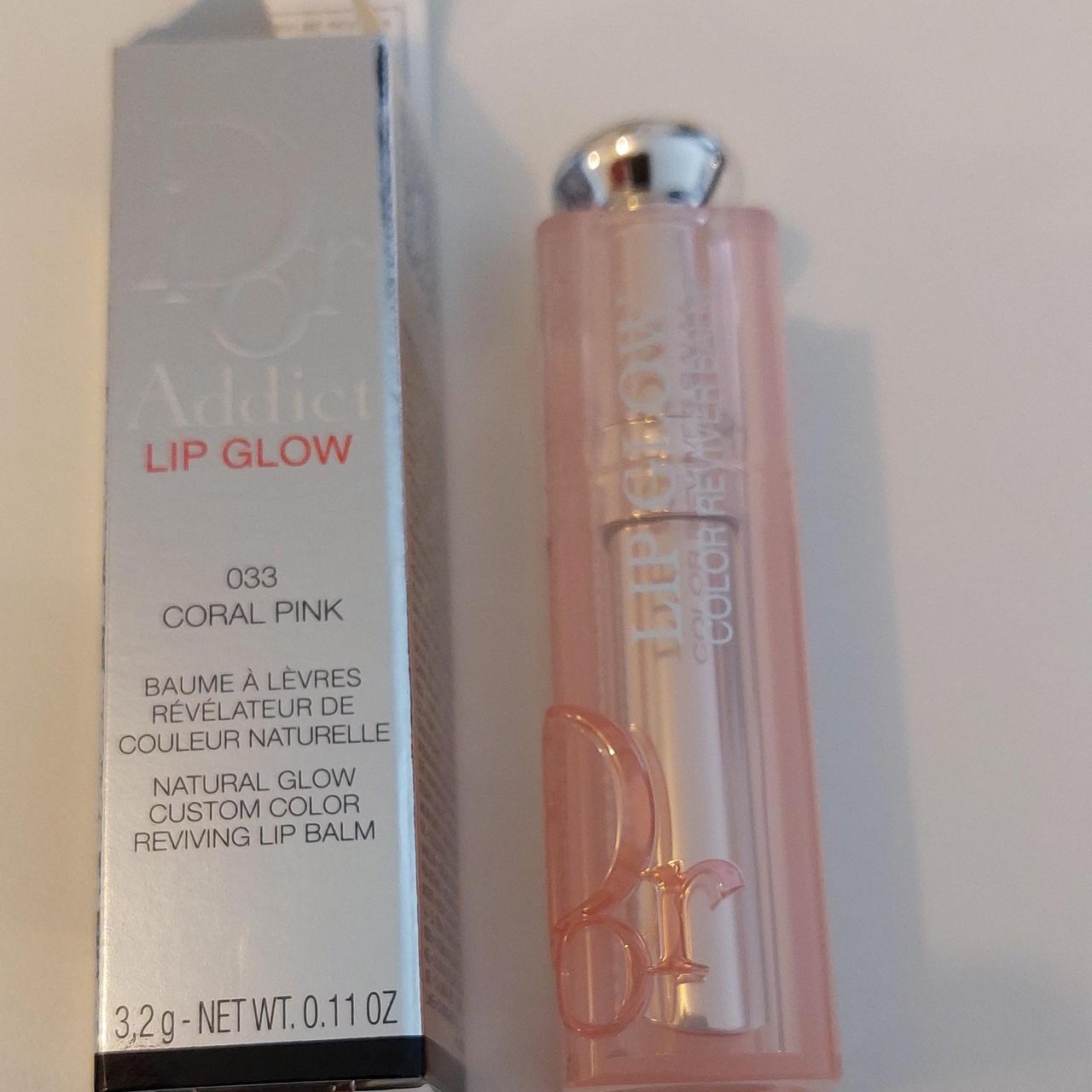 Dior addict lip glow 033 coral pink | Depop
