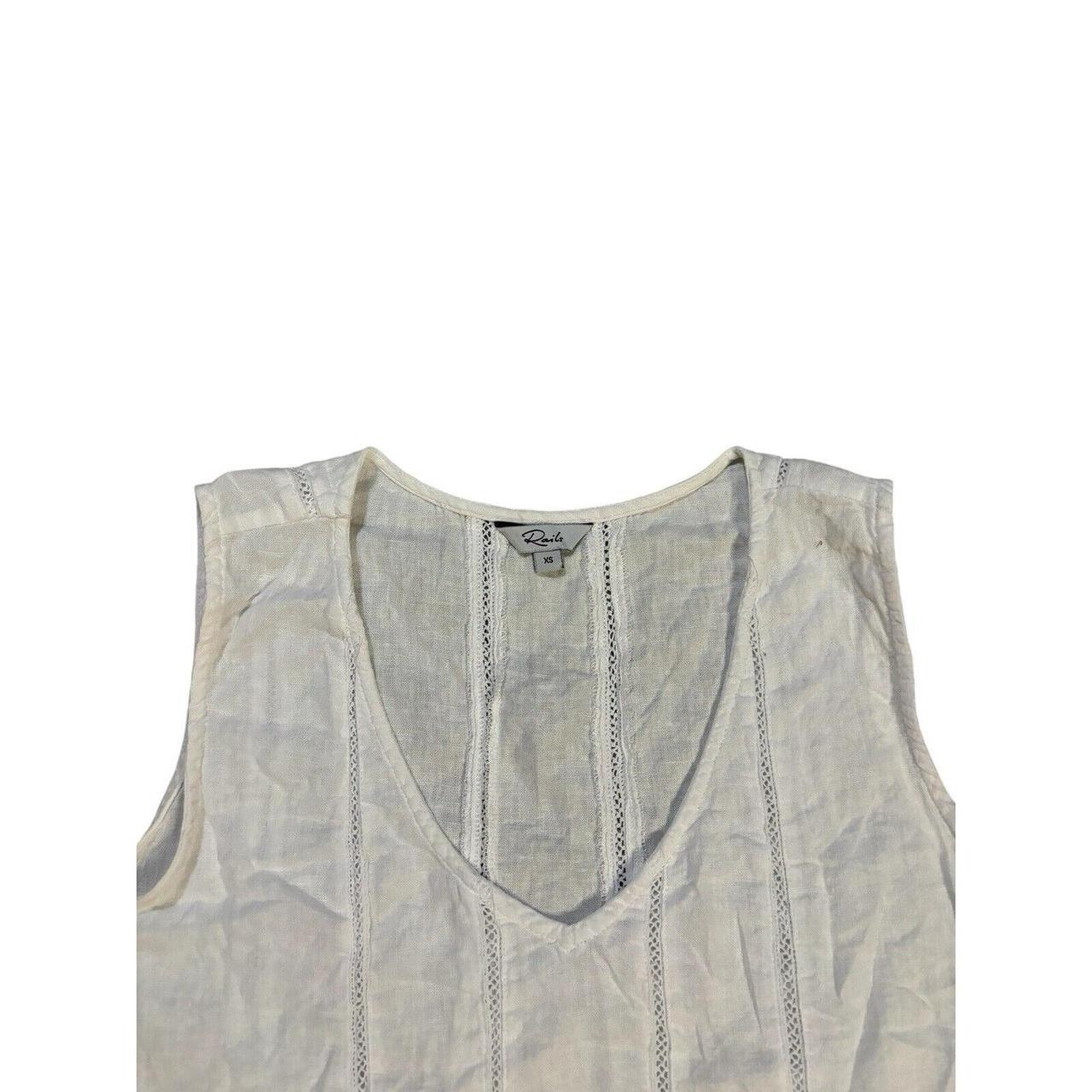 Rails Women's Blouse - White - XS – Rails Mira St… - image 2