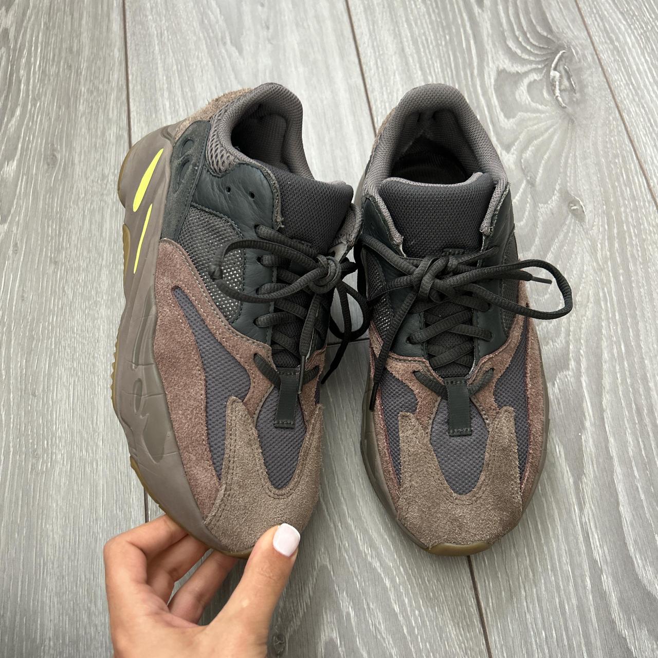 Yeezy 700 Mauve No box Worn Hole inside one of. Depop