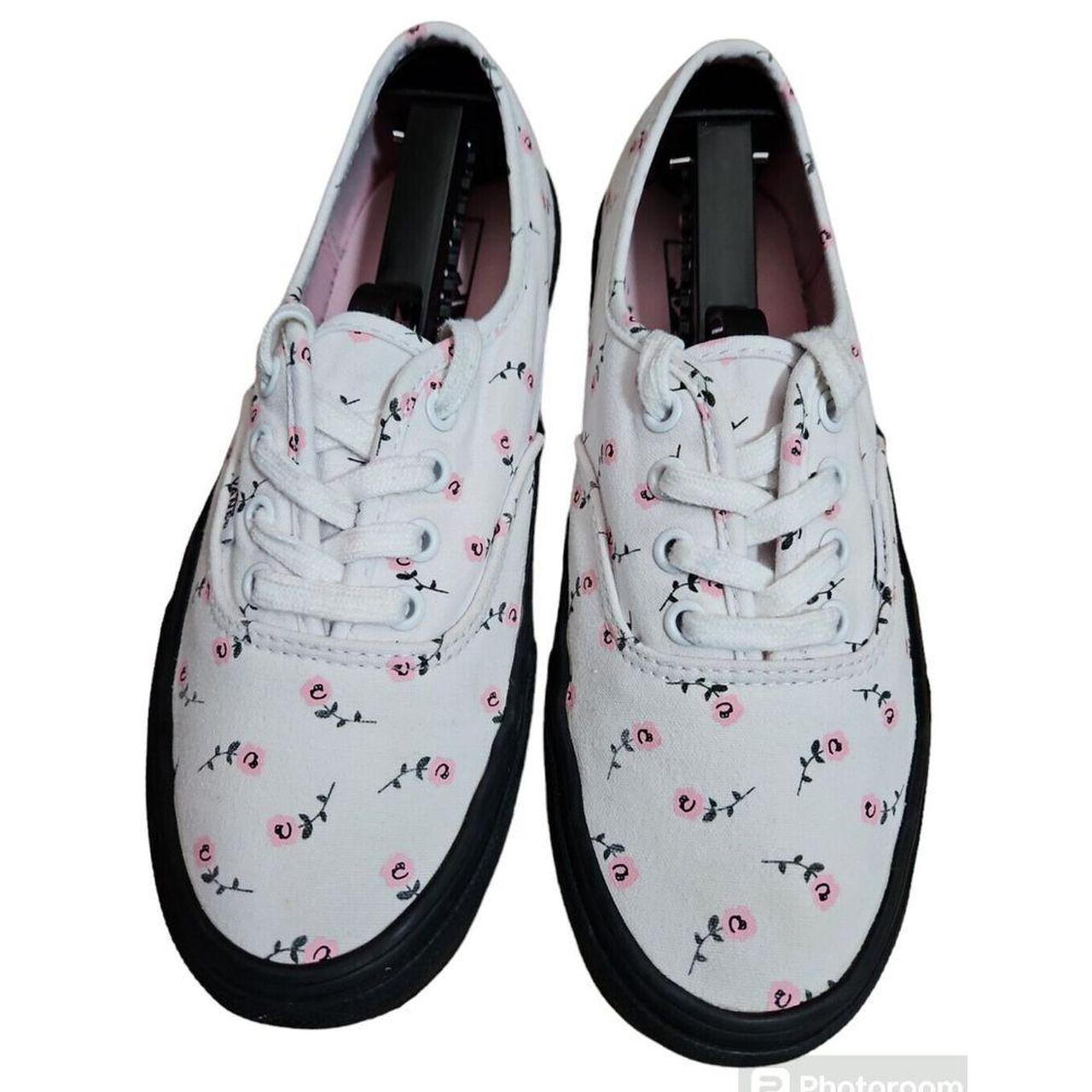 VANS Womens 7.5 Lazy Oaf White Pink Rosebud Limited. Depop