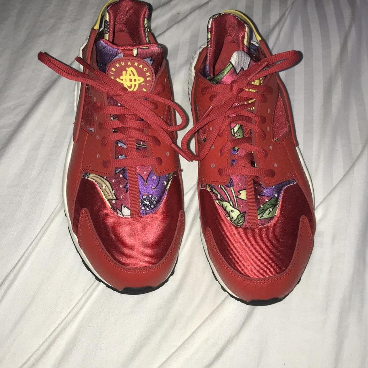 Rose Gold Red Huaraches New Pink Red Huaraches Womens All Red
