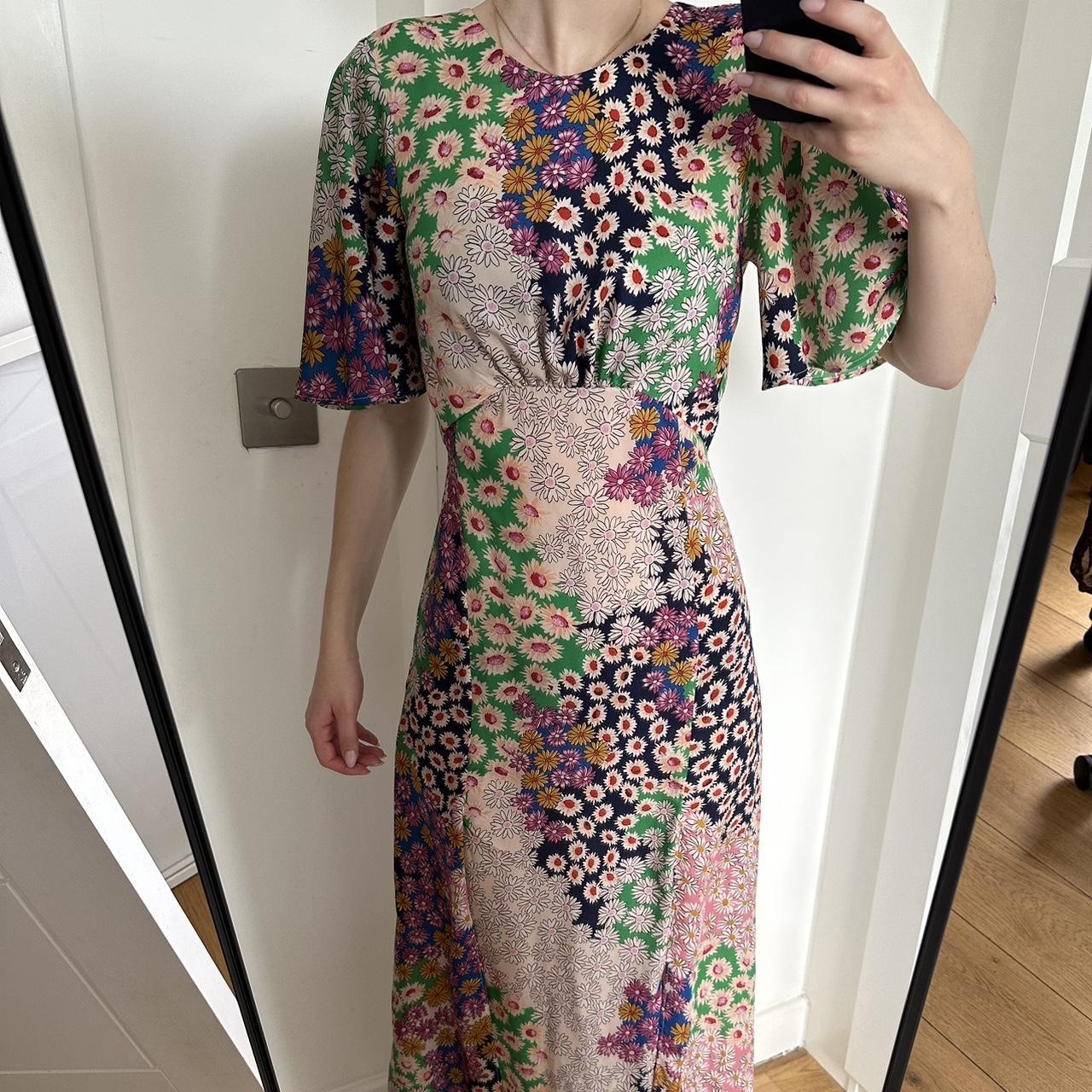 Topshop Floral Austin Dress Only worn twice in. Depop