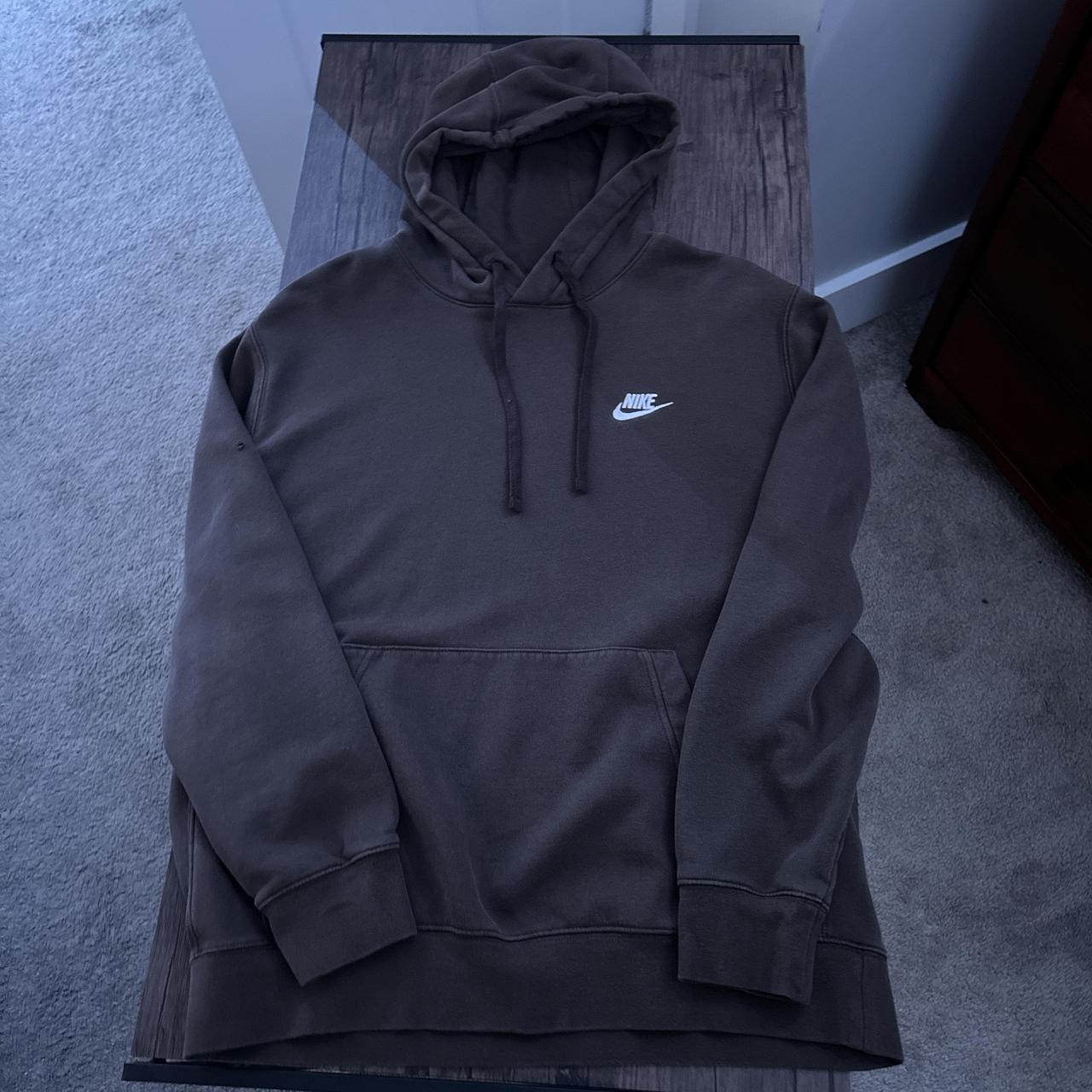 mens brown nike hoodie