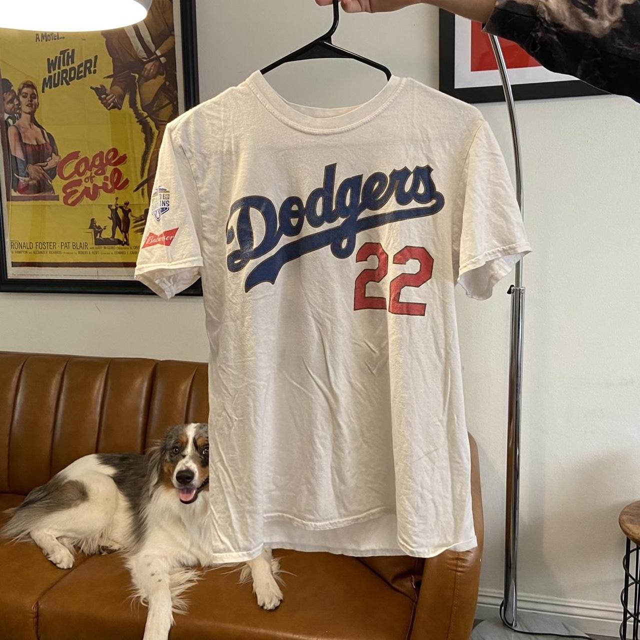 Majestic MBL Dodgers Matt Kemp #27 Men White Jersey - Depop