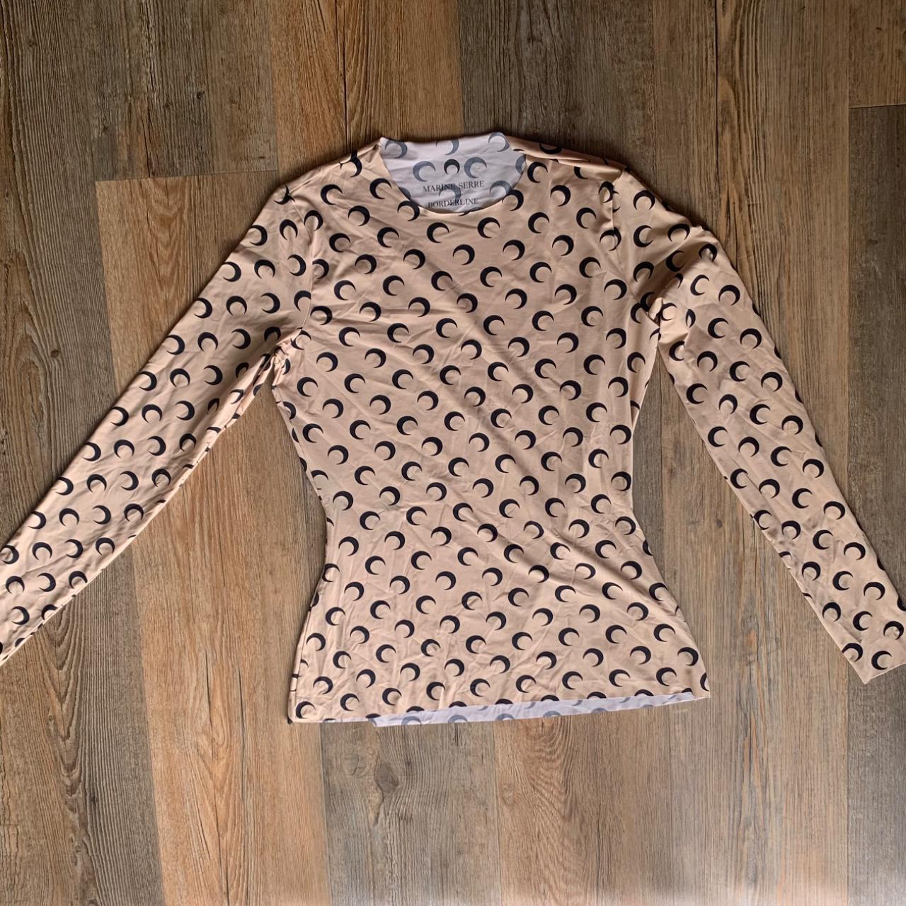 Marine Serre Second Skin Top, Crescent Moon | Depop