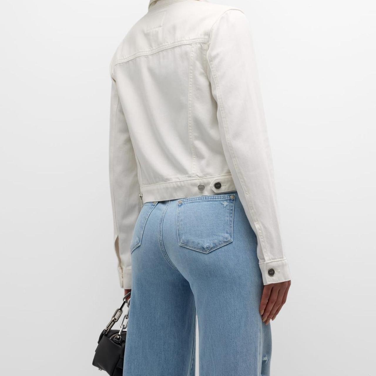 Paige Vivienne newest Puff-Sleeve Denim Jacket