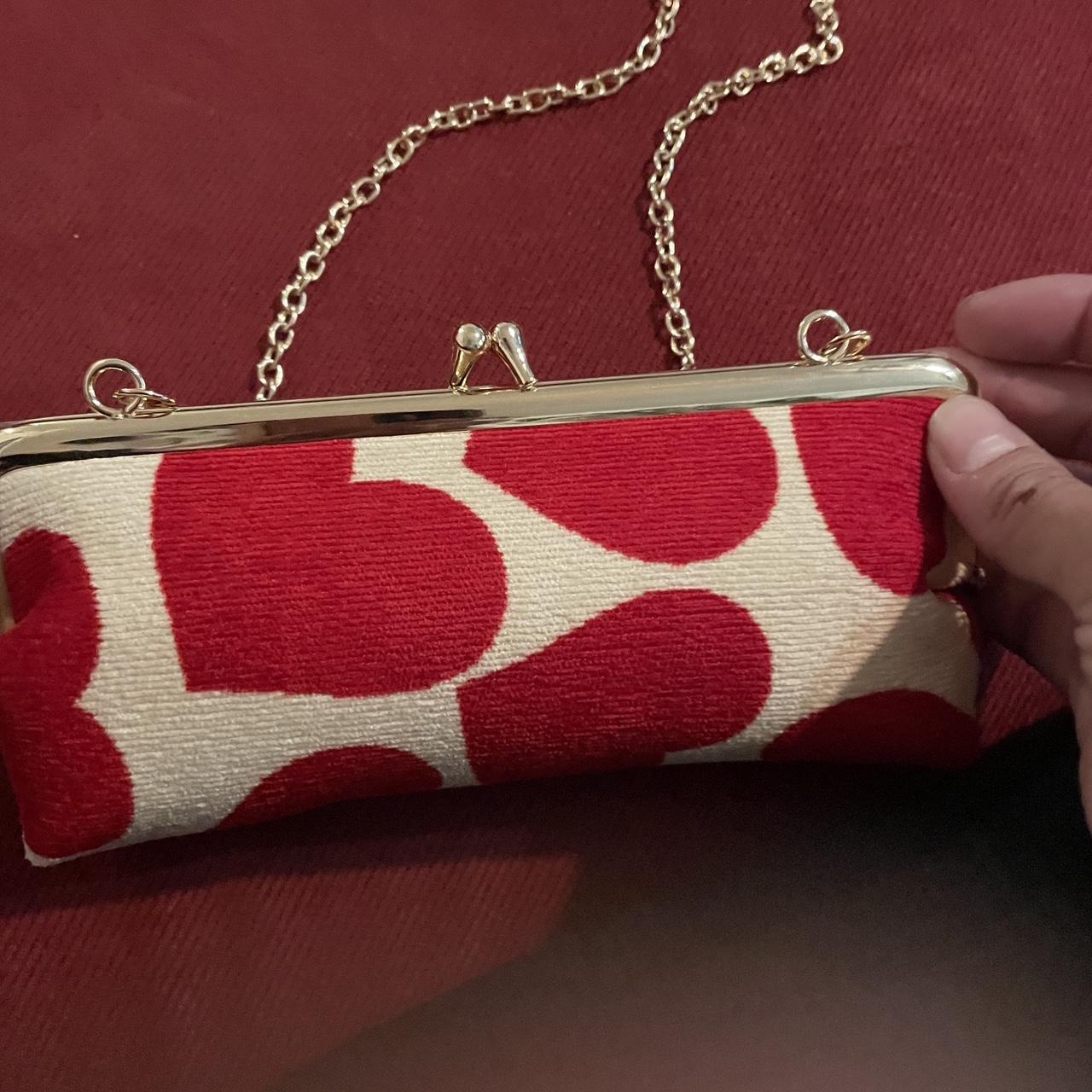 Miu Miu Women's Bag - Red/Pink – Miu Miu red hear… - image 1