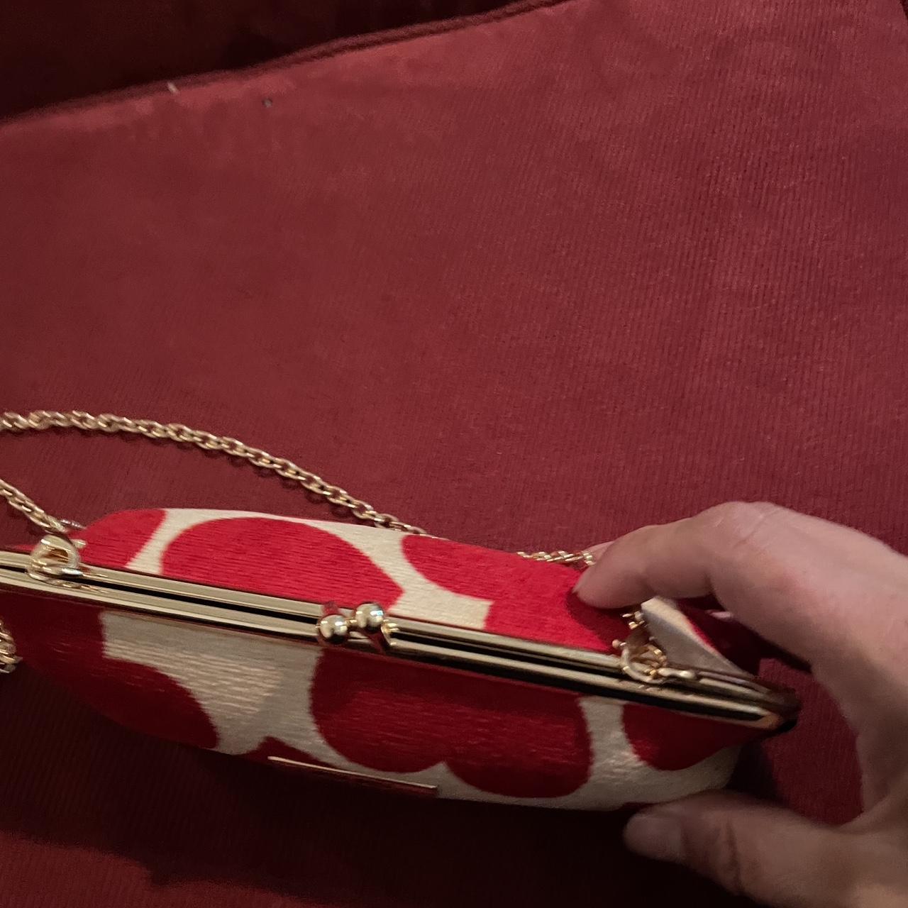 Miu Miu Women's Bag - Red/Pink – Miu Miu red hear… - image 4