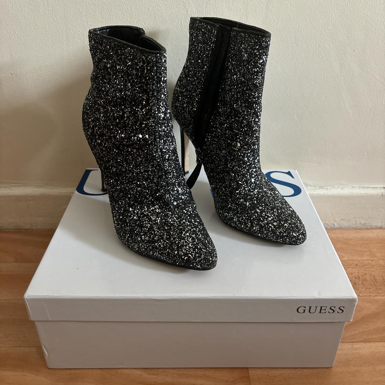 Guess glitter boots best sale