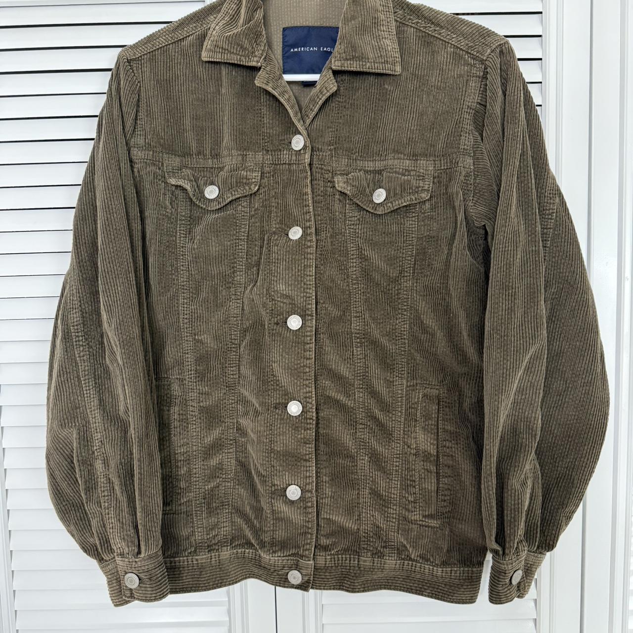 Eagle Outfitters American Eagle Green Corduroy Jacket American