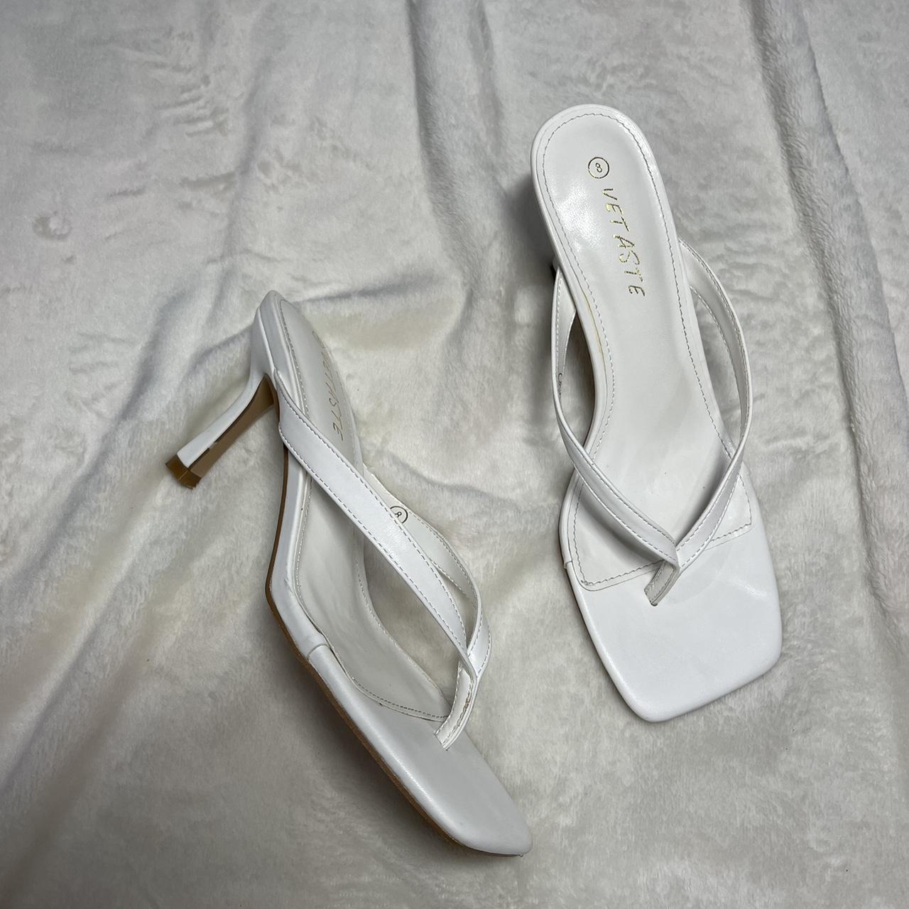 flip flop mule heels