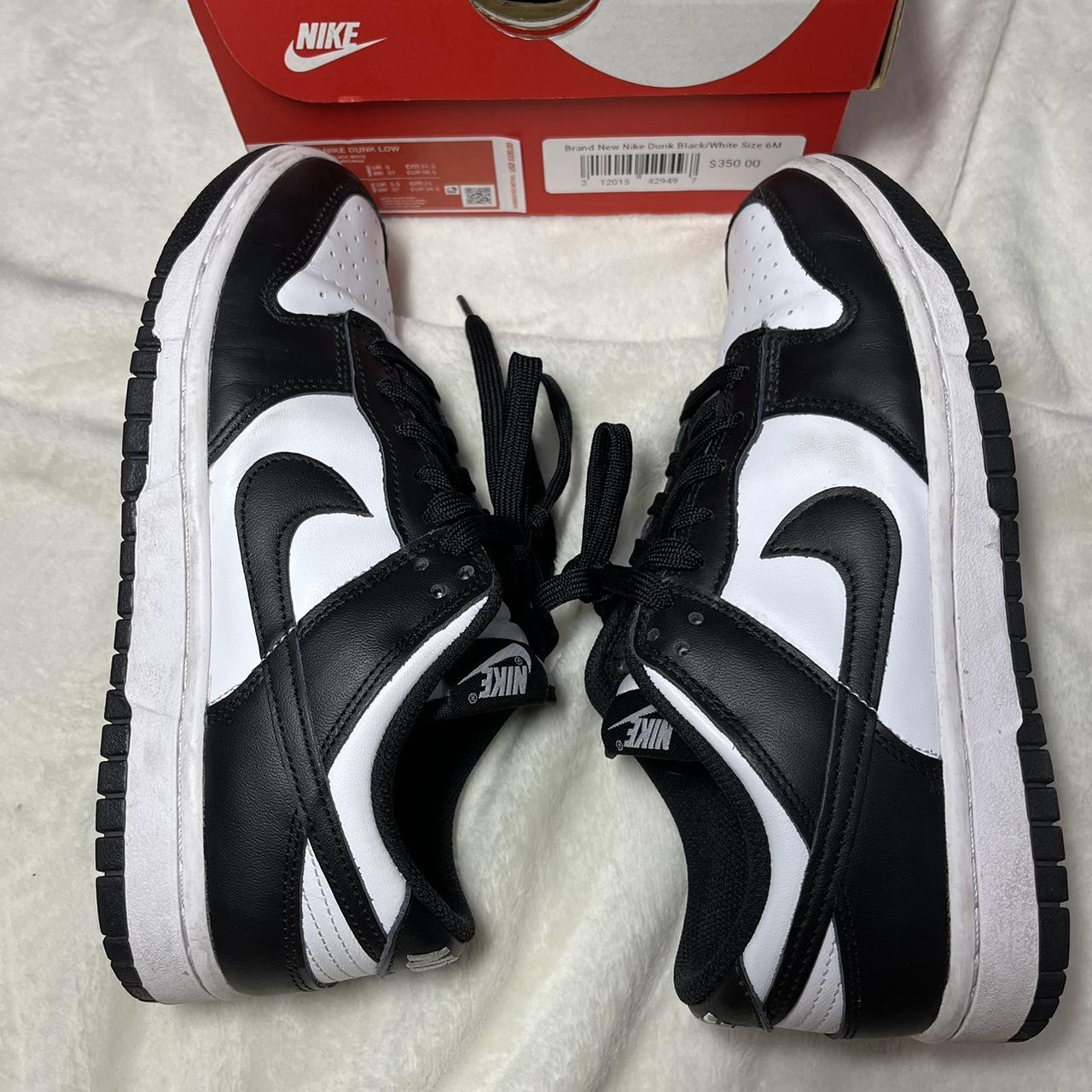 dunk low panda white laces