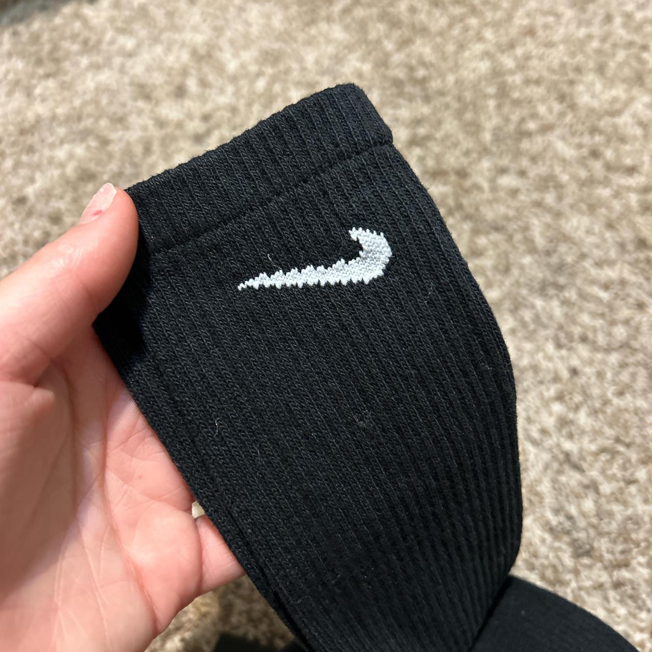 nike dri fit socks mens black