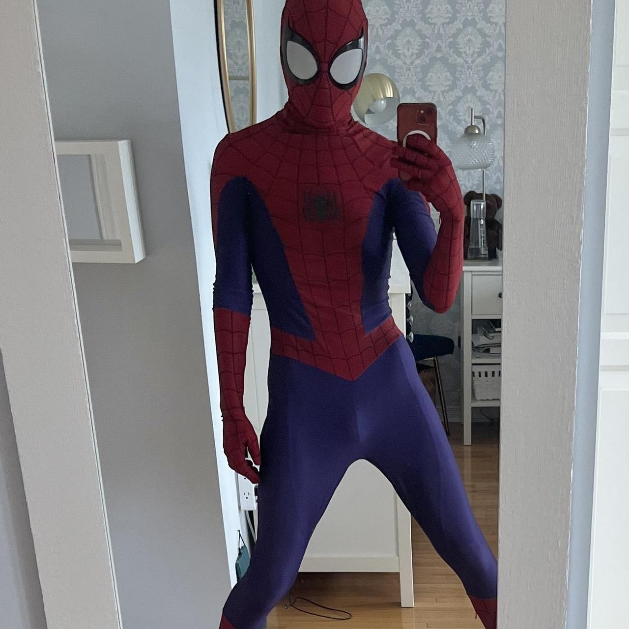 Ultimate Spider-Man Cosplay. Chest 37 inches, waist... - Depop