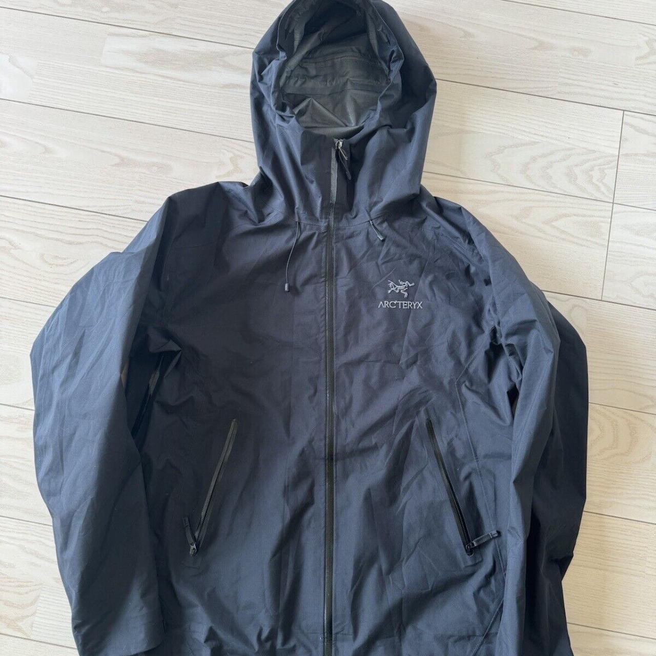 Arc'teryx Men's Black and Brown Jacket - Depop