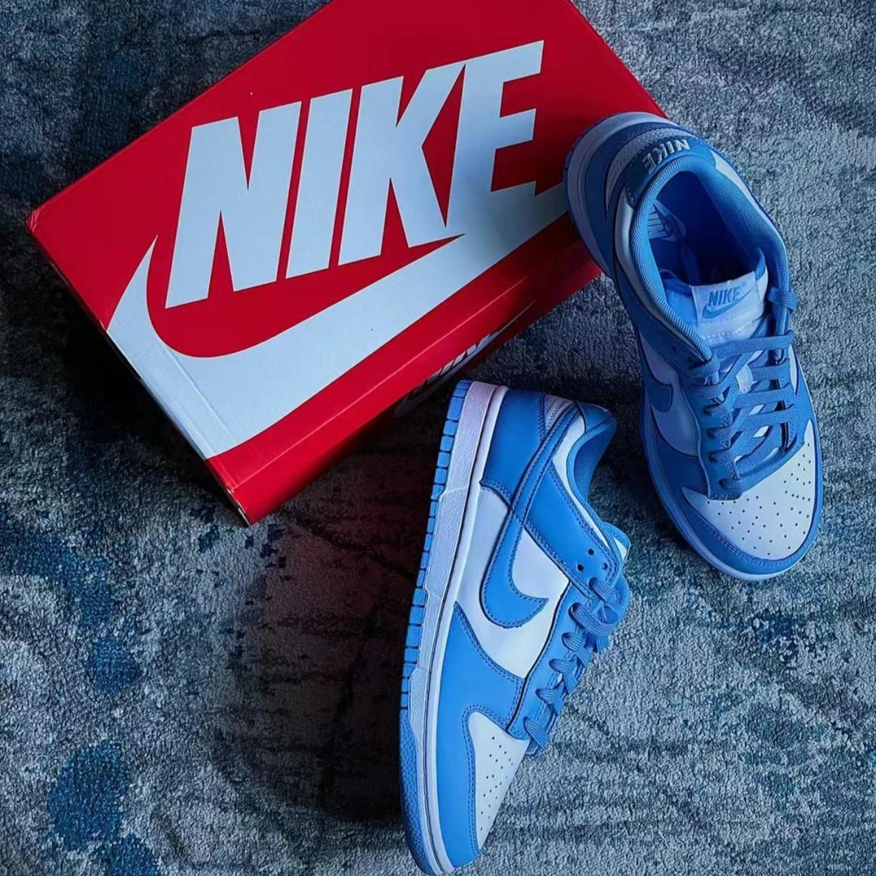Nike Dunk Low Women's "University Blue" Casual... Depop