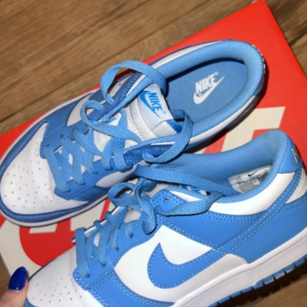 Nike Dunk Low Women's "University Blue" Casual... Depop